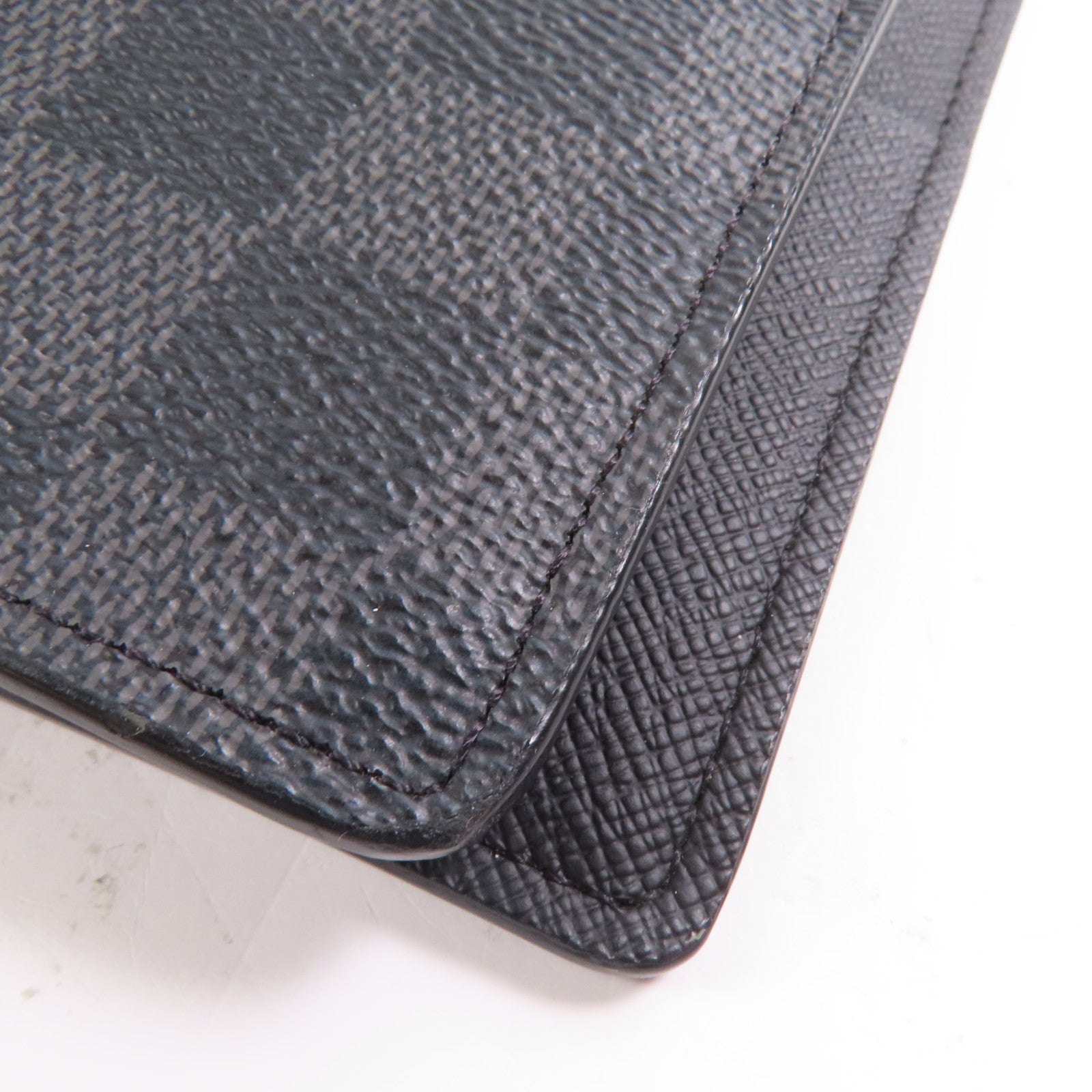 LOUIS VUITTON Damier Graphite Brazza長錢包