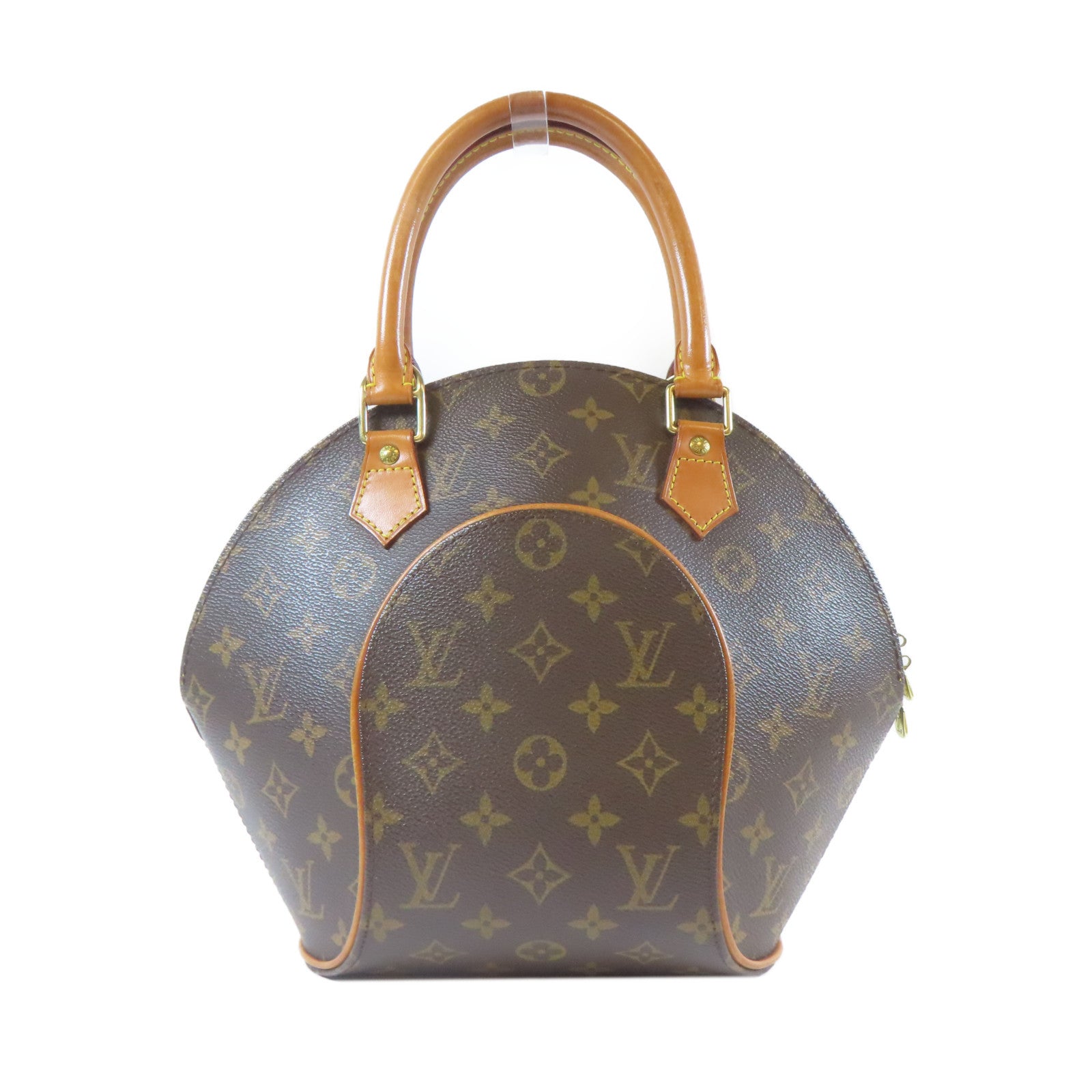 LOUIS VUITTON 【激減優惠】Monogram Elipse PM金扣手挽袋啡色