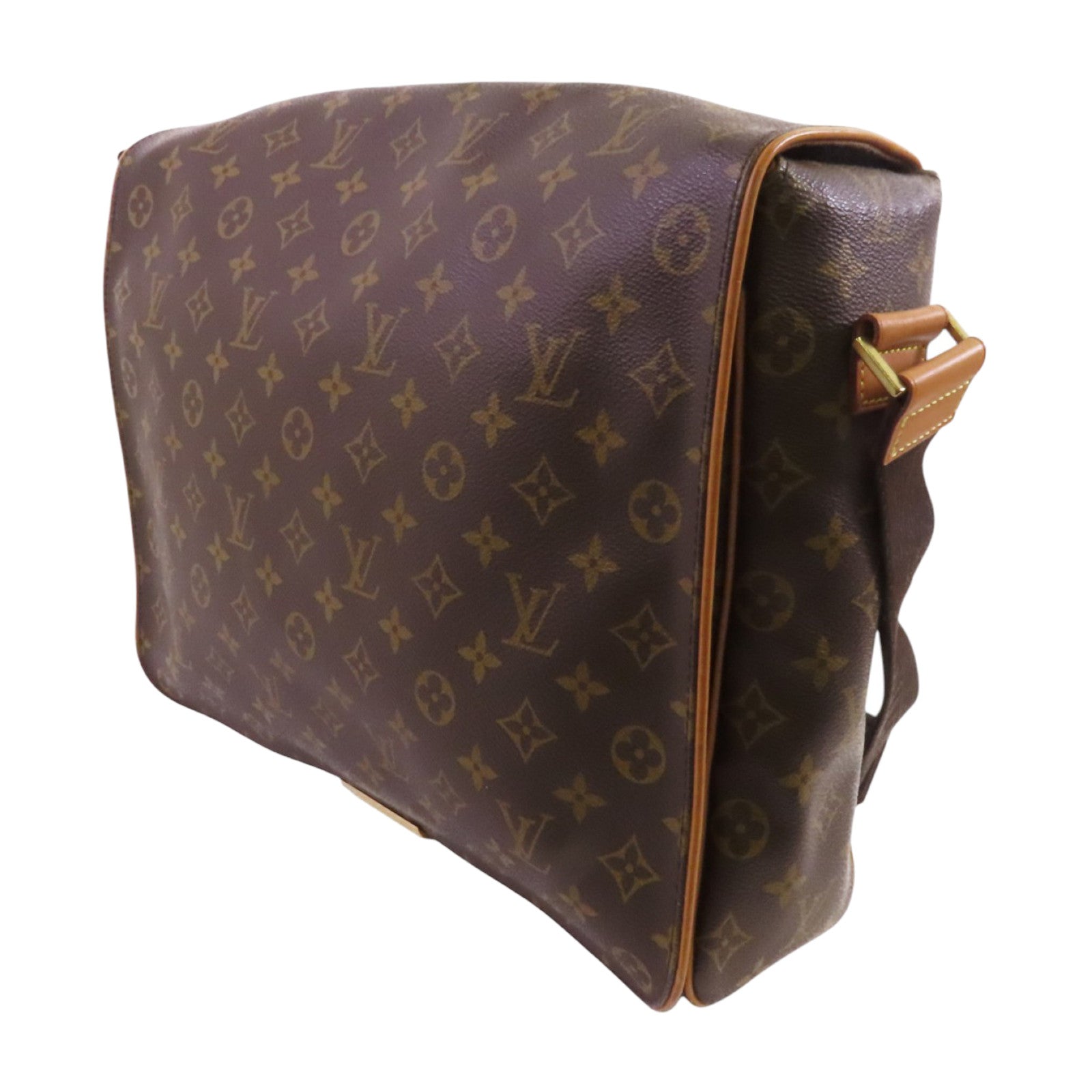 LOUIS VUITTON Monogram Abbeses Messenger金扣肩背袋