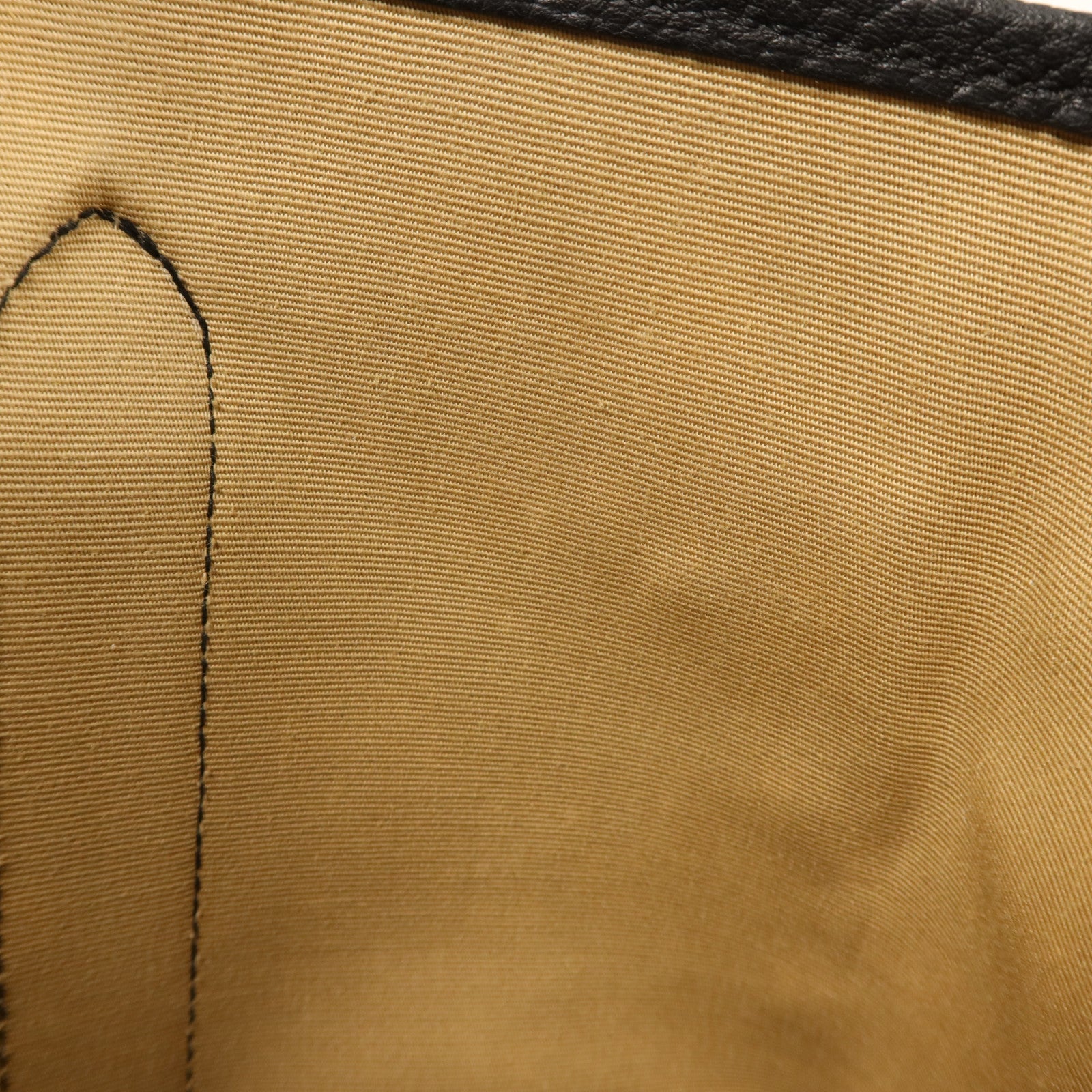 HERMES Negonda皮革/帆布Garden Party TPM銀扣手挽袋Trench/Noir