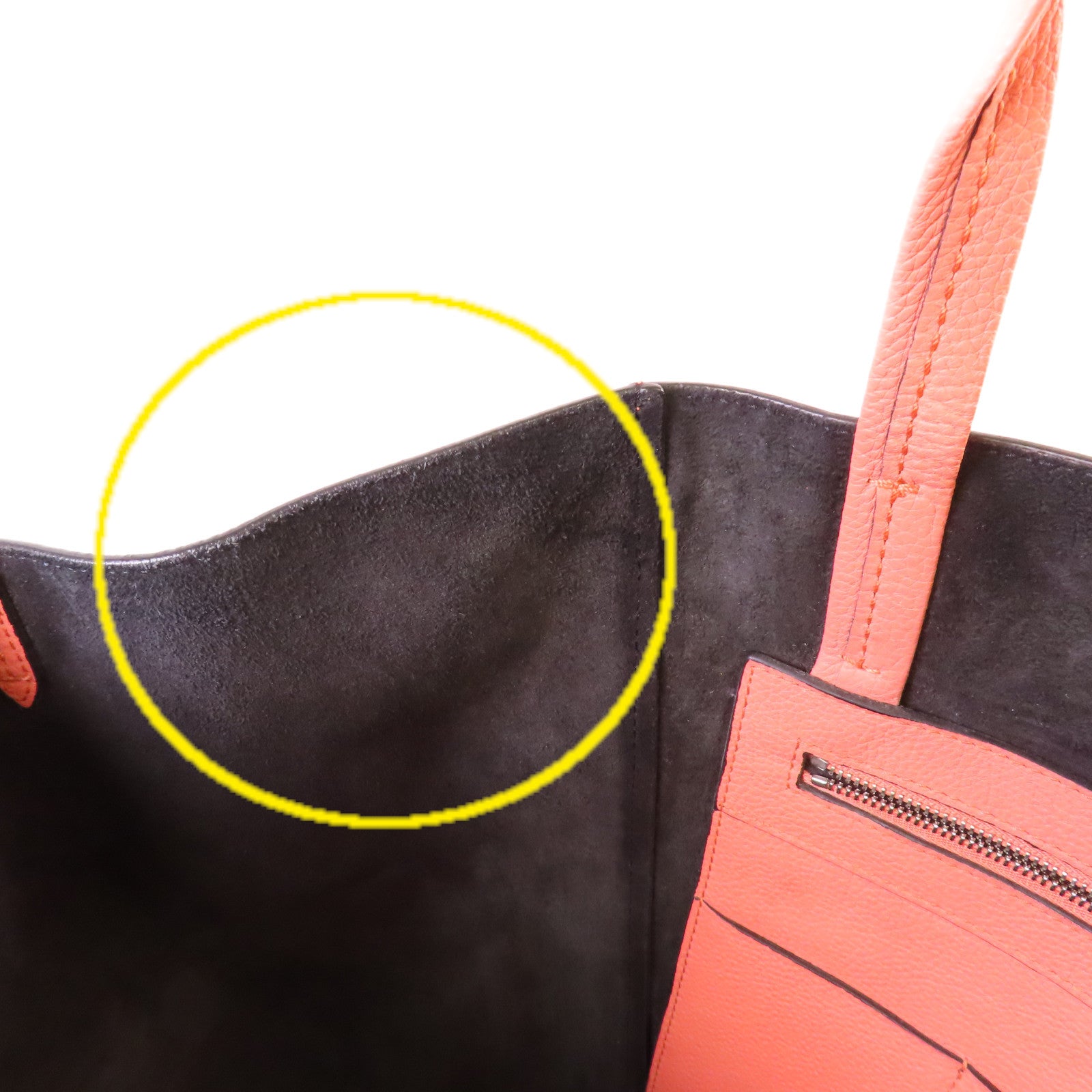 CELINE 【激減優惠】牛皮皮革Medium Cabas Phantom Tote Bag肩背袋粉紅色