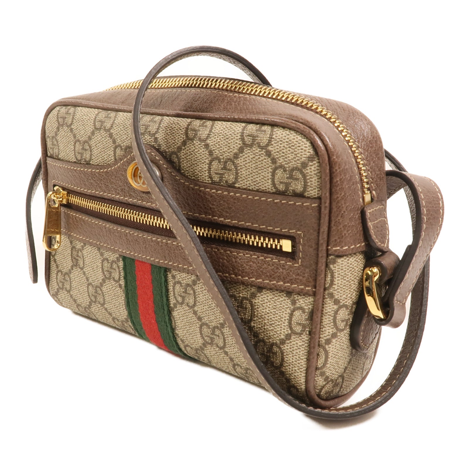 GUCCI 塗層帆布Ophidia Mini肩背袋