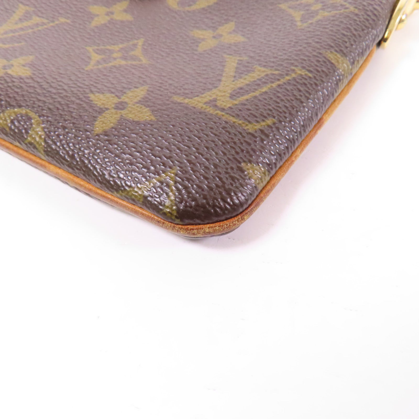 LOUIS VUITTON Monogram Pochette Milla金扣手挽袋