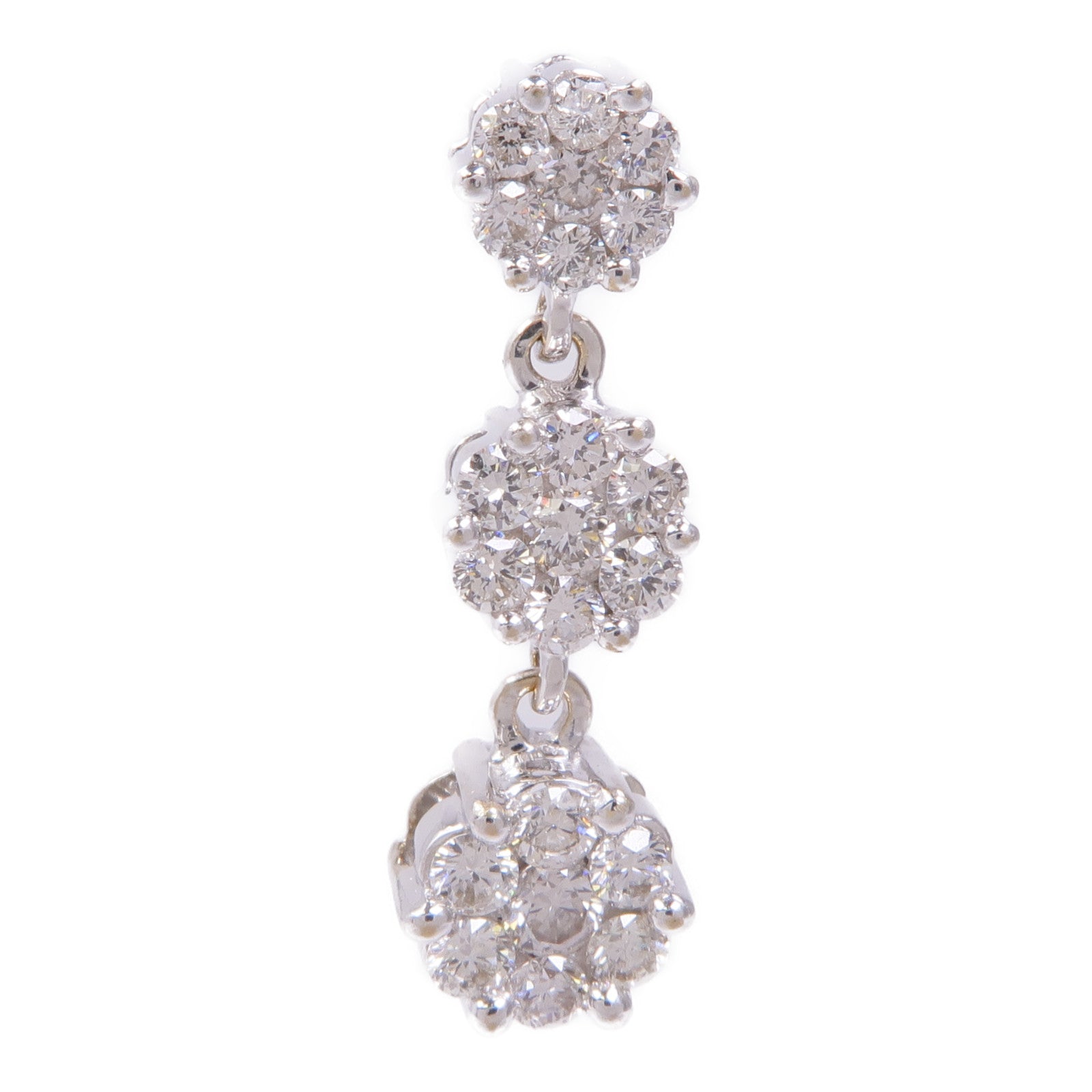 JEWELRY 18K白金Diamond Pendant Top鑽石吊墜