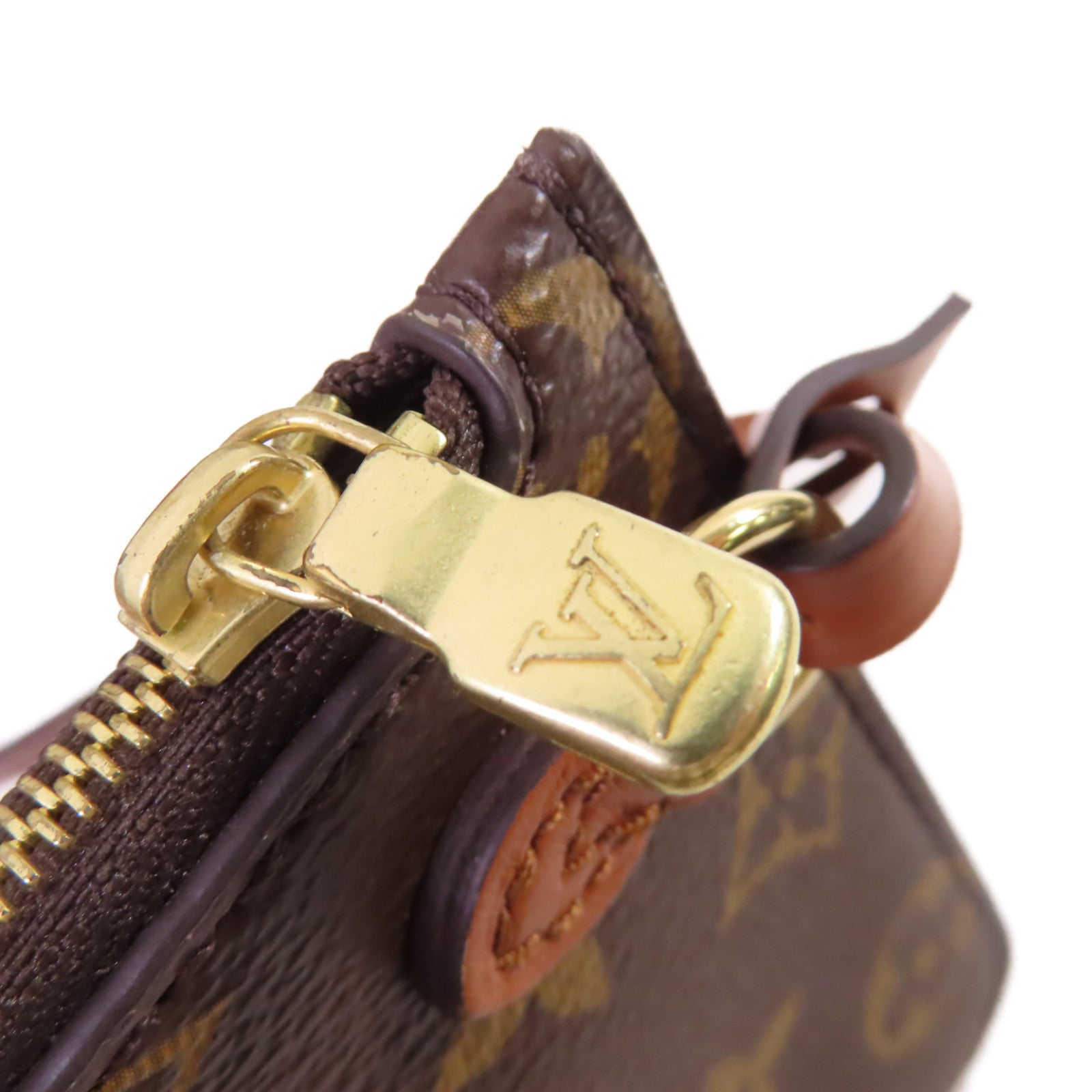 LOUIS VUITTON Monogram Reverse Loop Hobo 2Way Shoulder Bag金扣手挽肩背兩用袋啡色