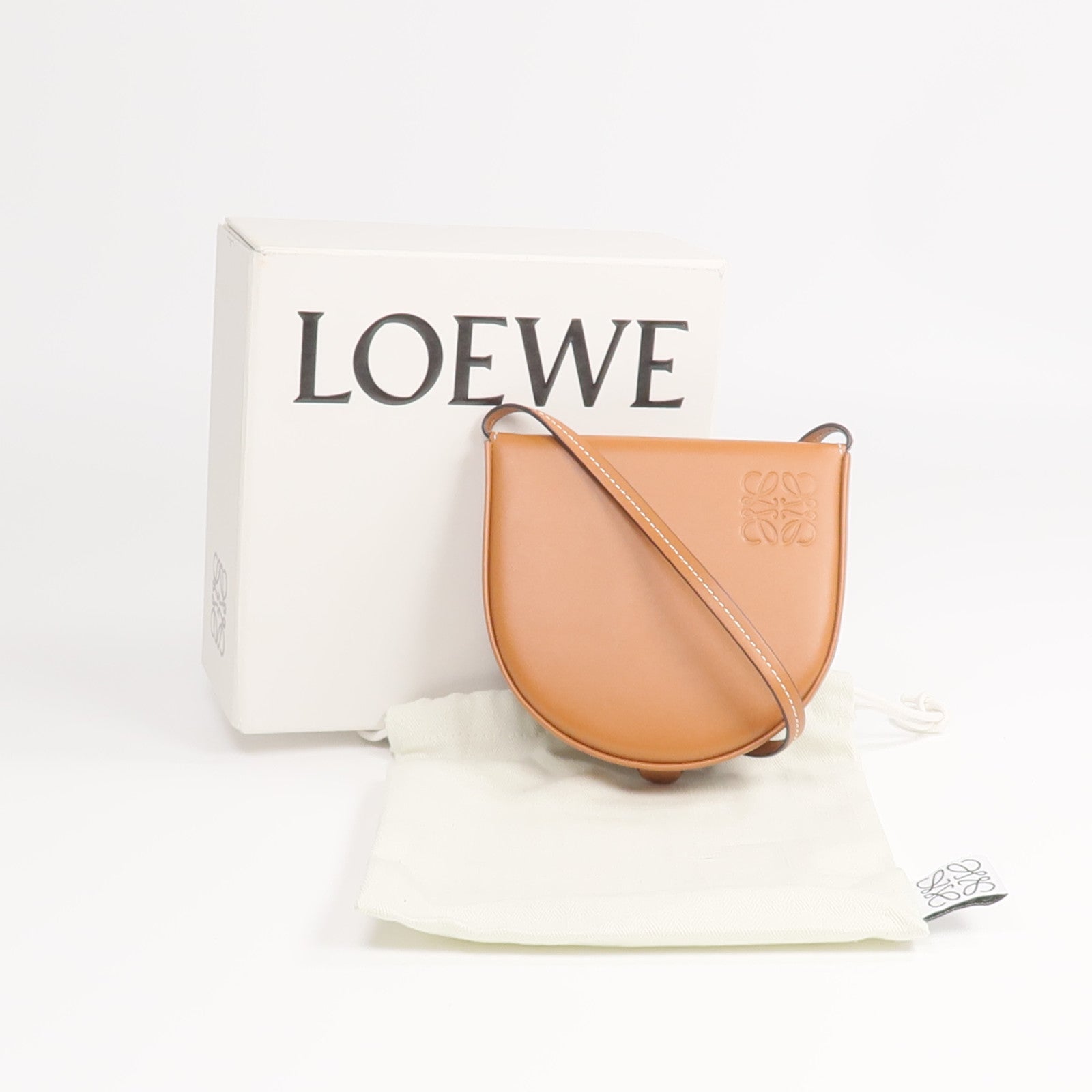 LOEWE 【激減優惠】牛皮皮革Mini Heel Pouch肩背袋