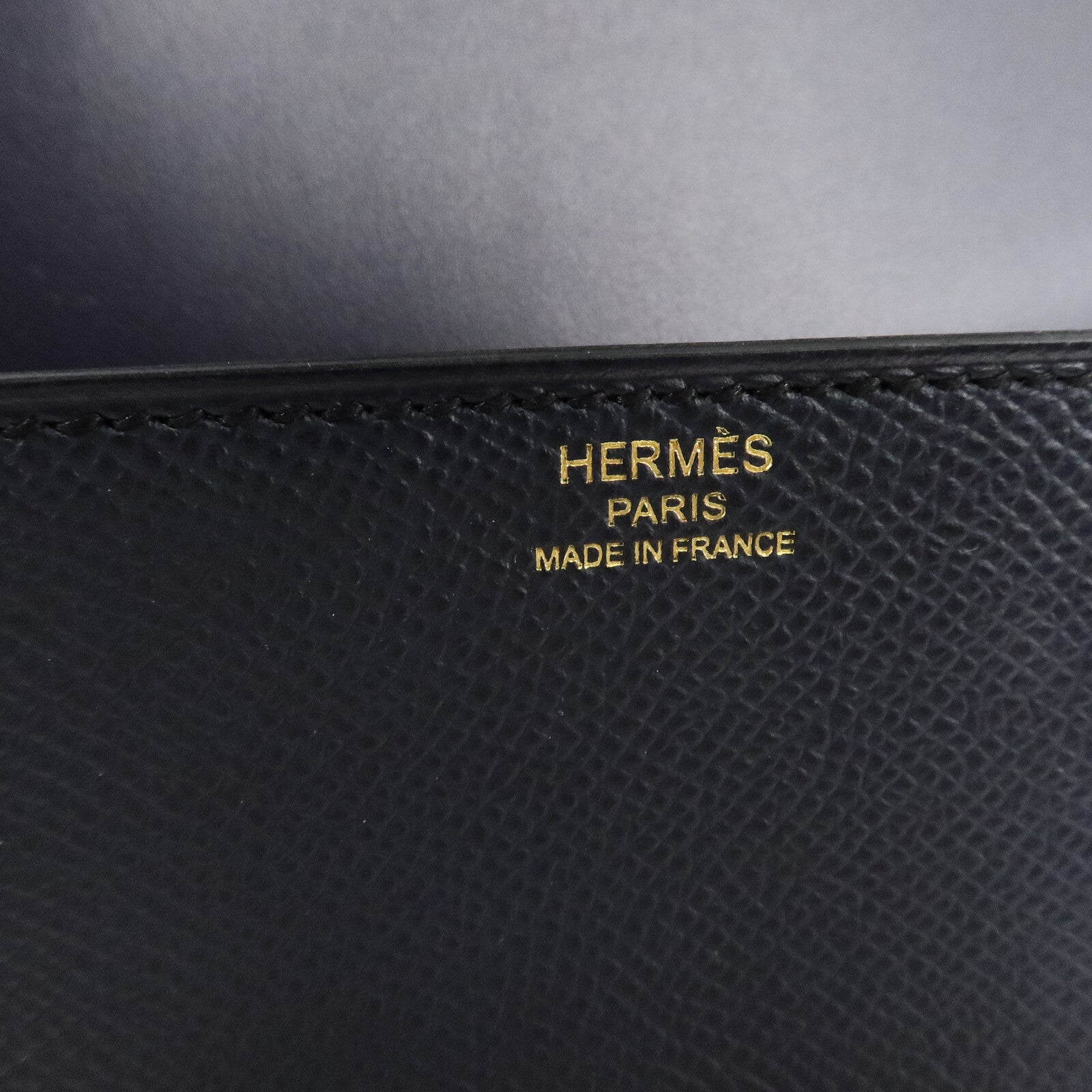 HERMES Epsom皮革Della Cavalleria Elan肩背袋Blue Indigo