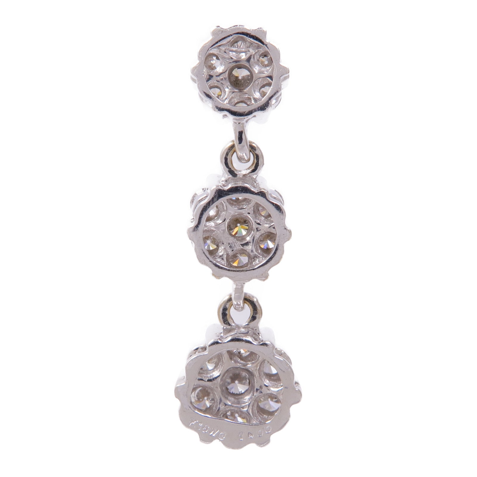 JEWELRY Diamond Pendant Top 18K White Gold