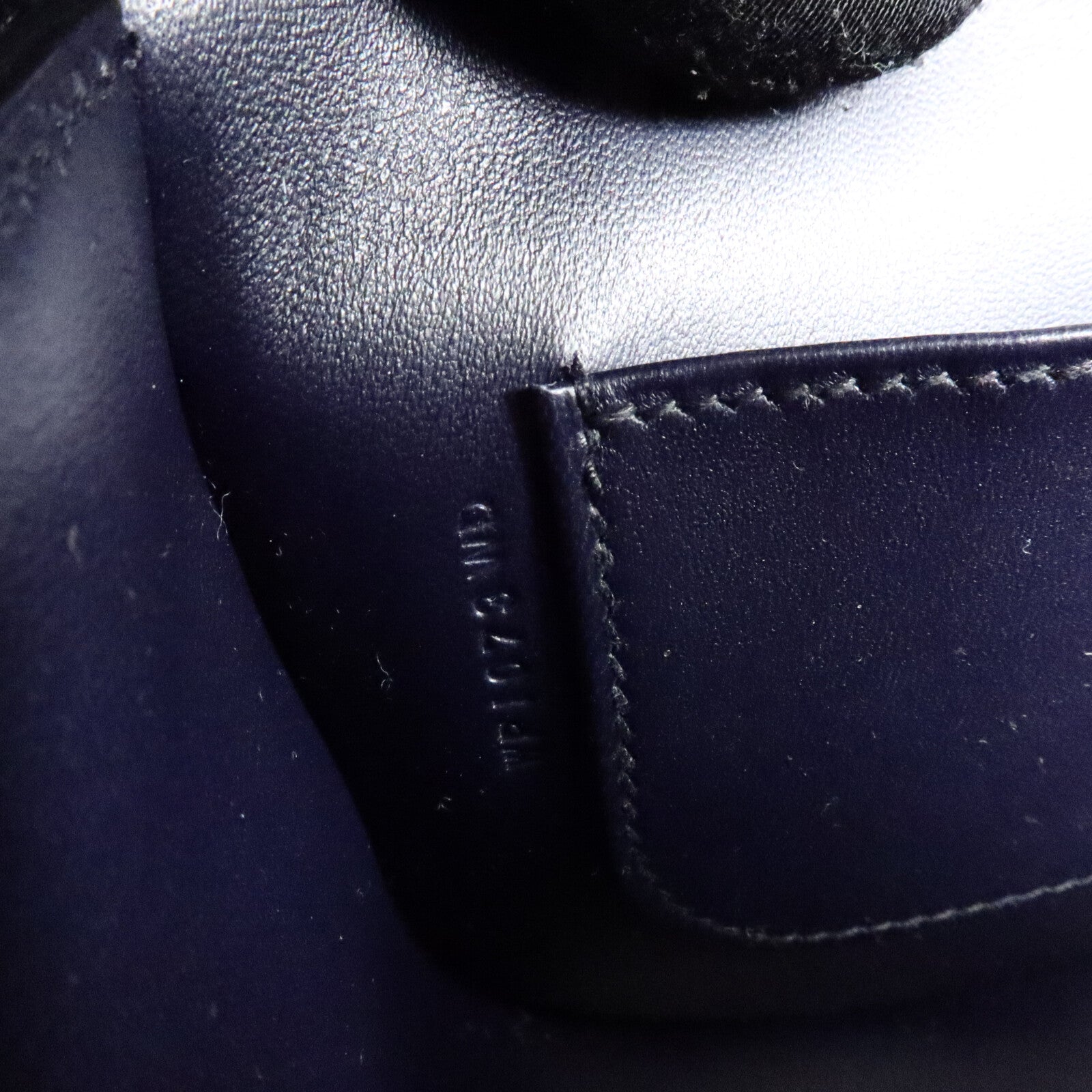 HERMES Epsom皮革Della Cavalleria Elan肩背袋Blue Indigo