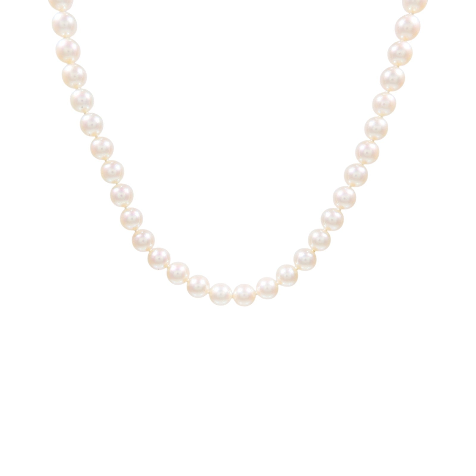 TIFFANY＆CO 18K黃金Signature Pearl Necklace珍珠項鍊