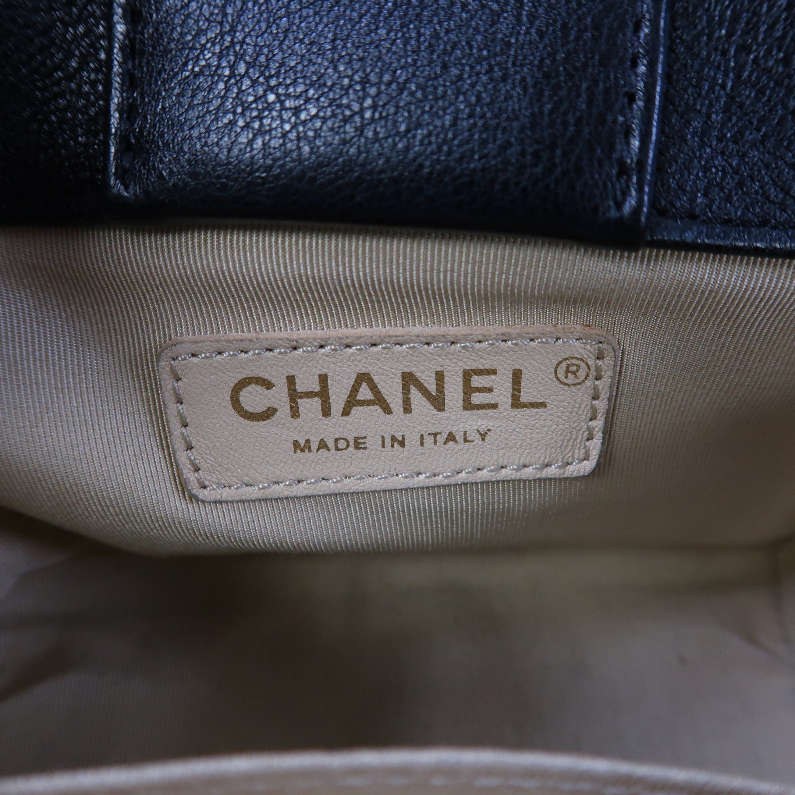 CHANEL 【激減優惠】菱格牛皮皮革Mini Cruise金扣手挽肩背兩用袋黑色