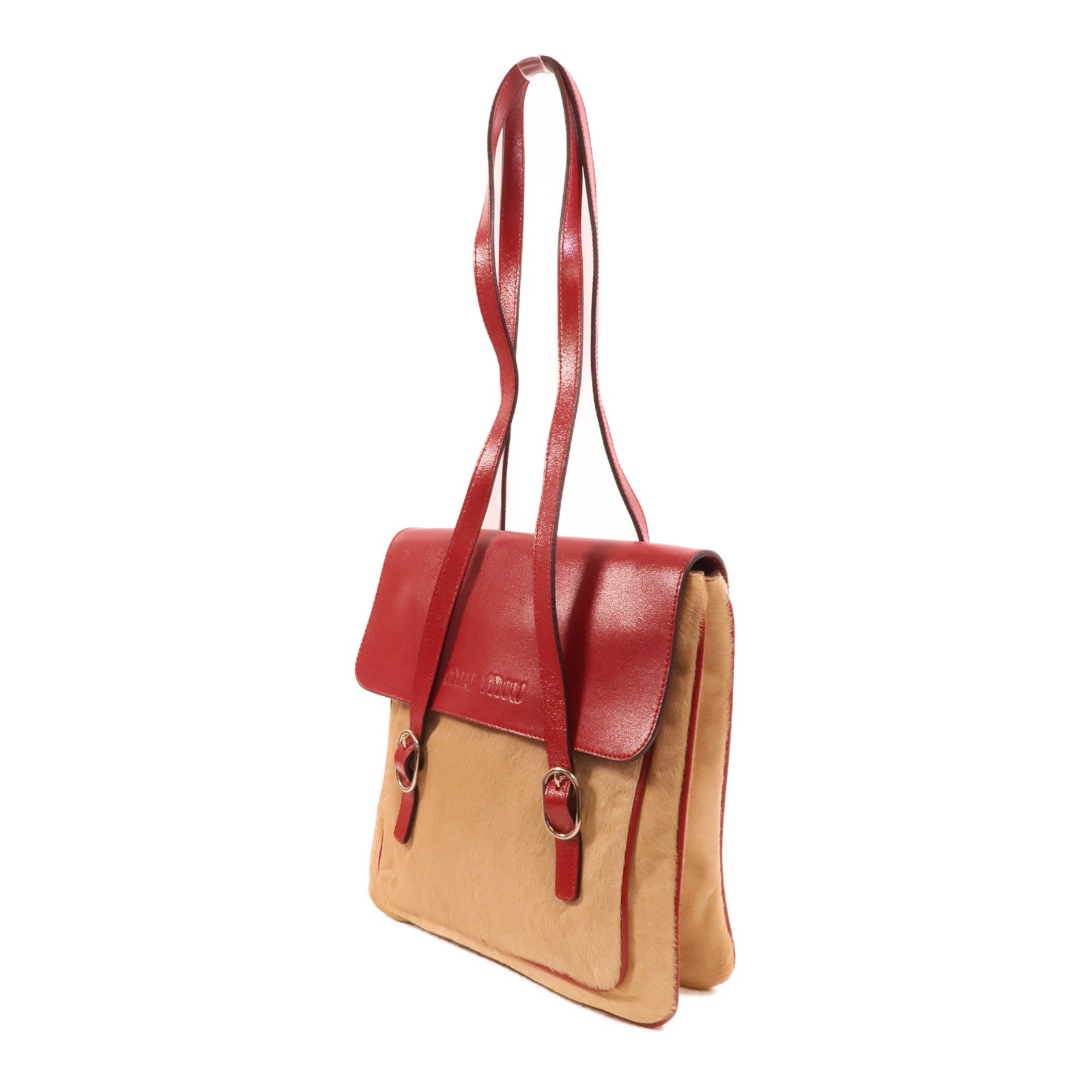 Miu Miu 馬毛/皮革Shoulder Bag肩背袋