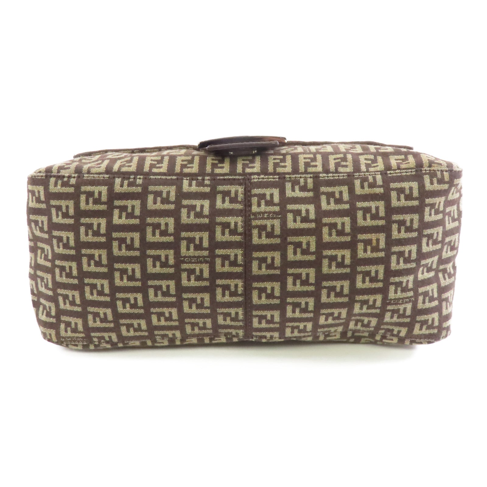 FENDI 帆布/皮革Mamma Baguette Vintage肩背袋啡色