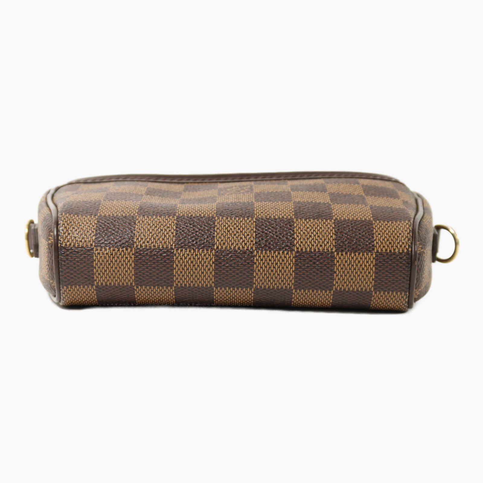 LOUIS VUITTON Damier Pochette Ipanema金扣肩背袋