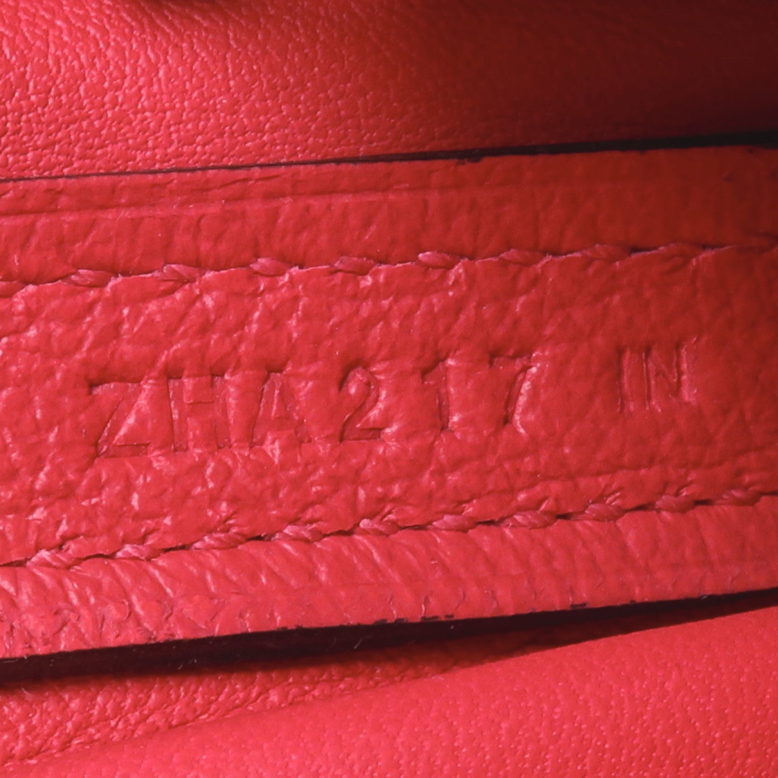 HERMES Evercolor皮革24/24 Mini銀扣手挽肩背兩用袋Framboise