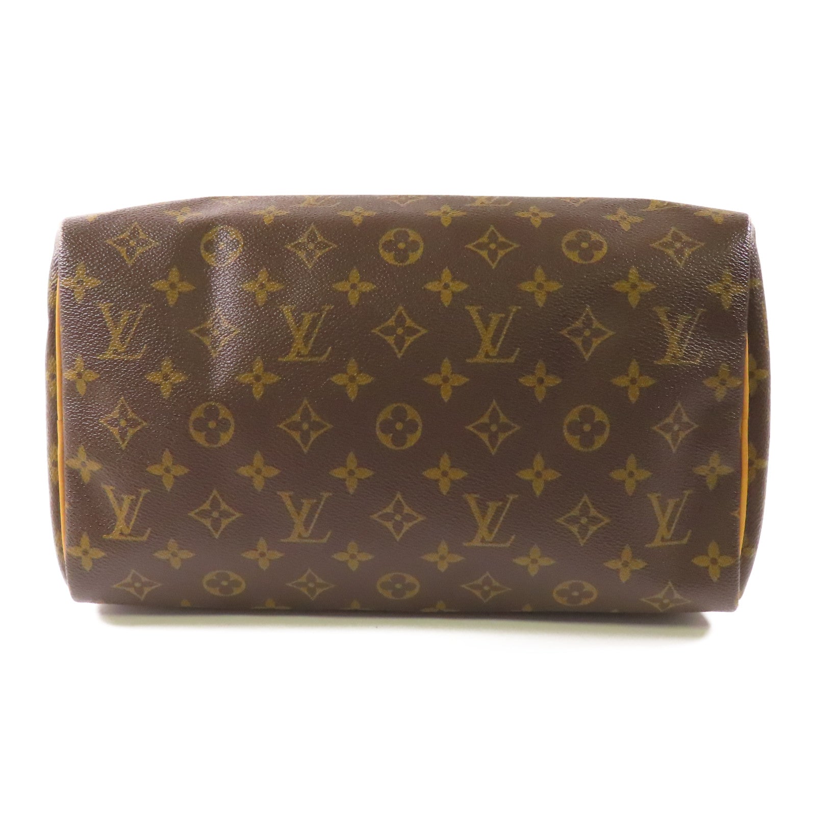 LOUIS VUITTON Monogram Speedy 30金扣手挽袋棕色