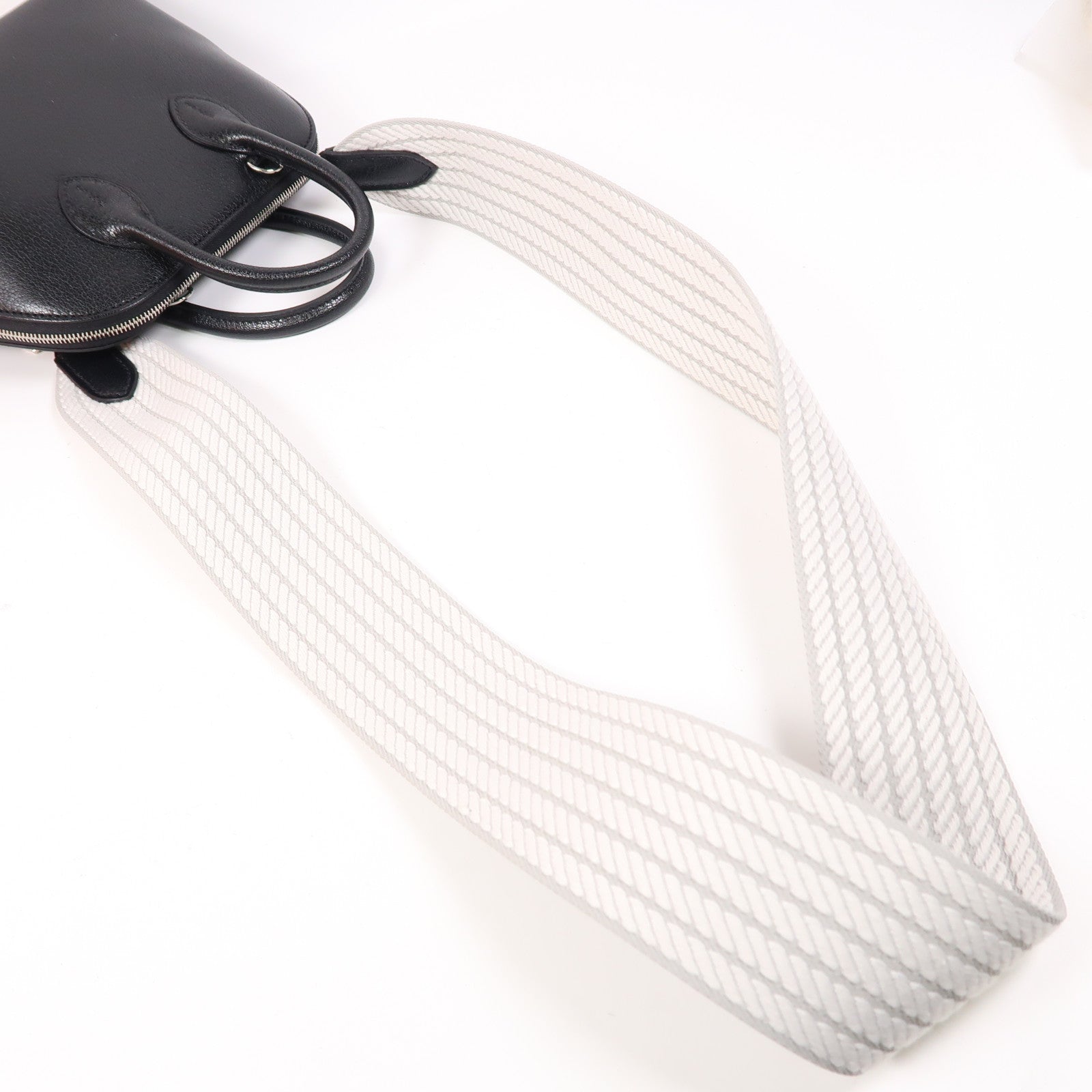 HERMES Chevre皮革Mini Bolide銀扣手挽肩背兩用袋