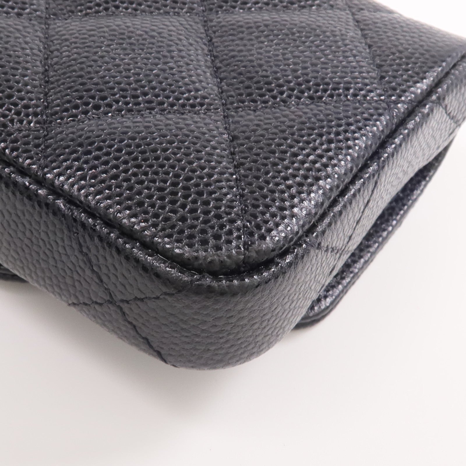CHANEL 牛皮皮革Belt Bag金扣腰包