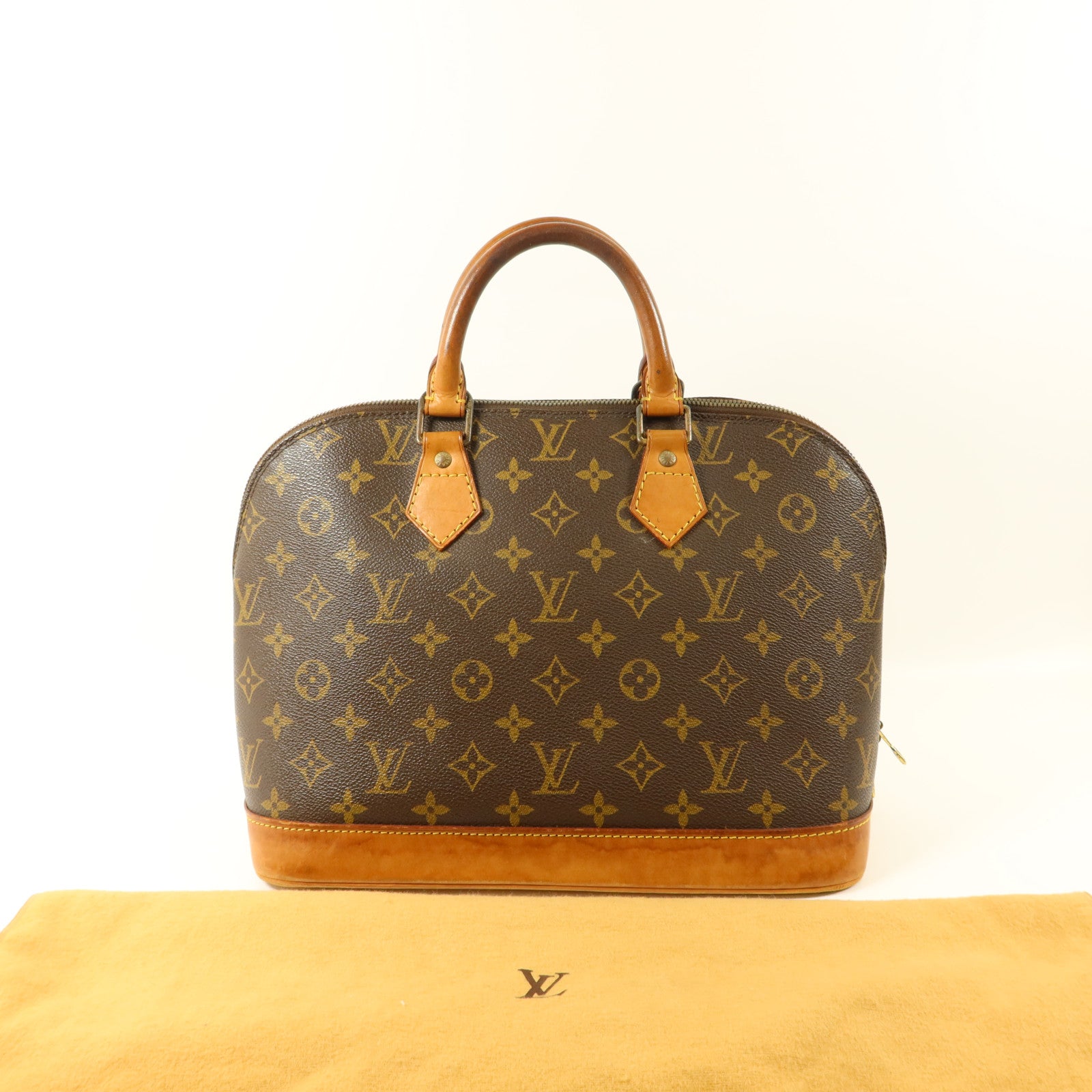 LOUIS VUITTON Monogram Alma金扣手挽袋