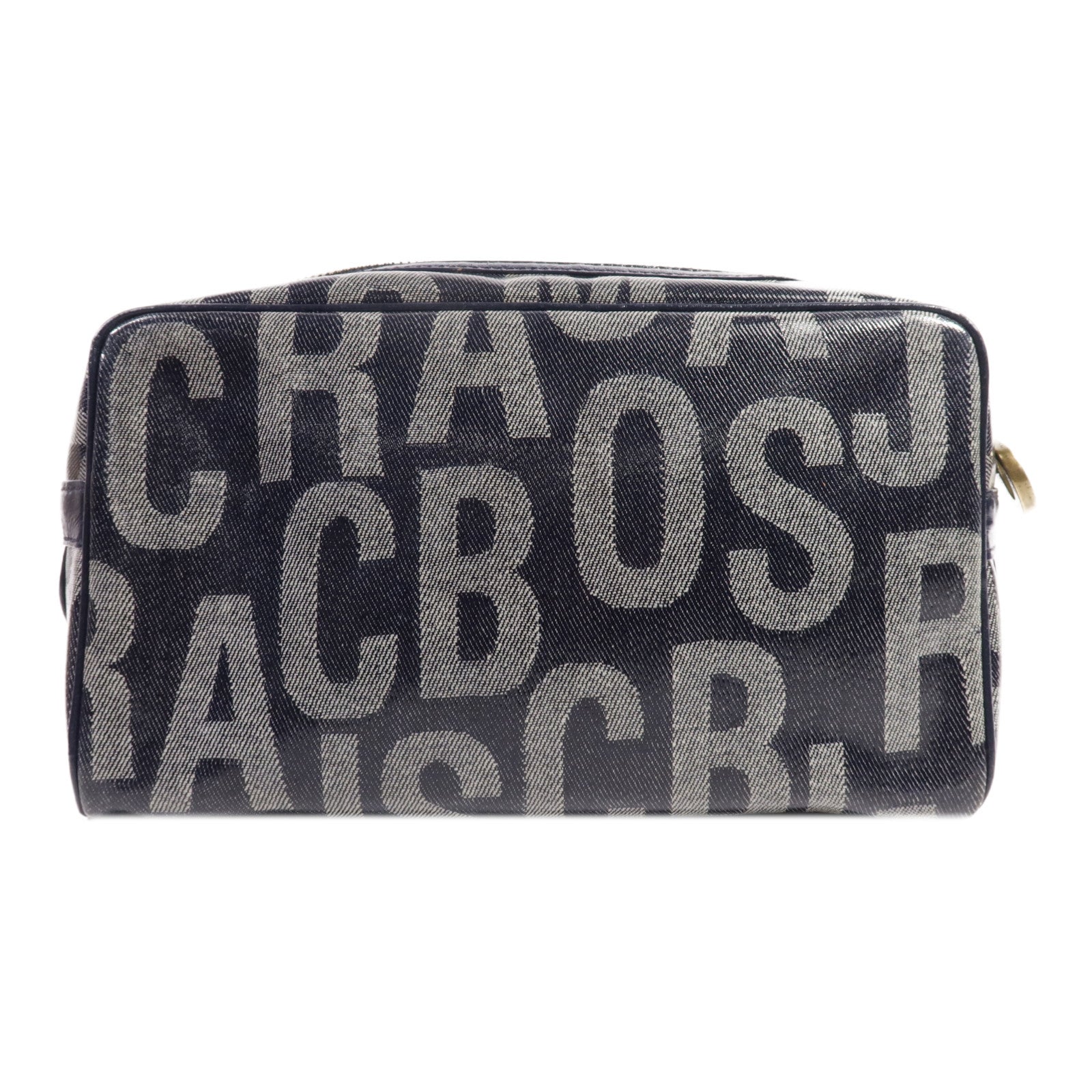 MARC BY MARC JACOBS 塗層帆布Pouch金扣手拿包