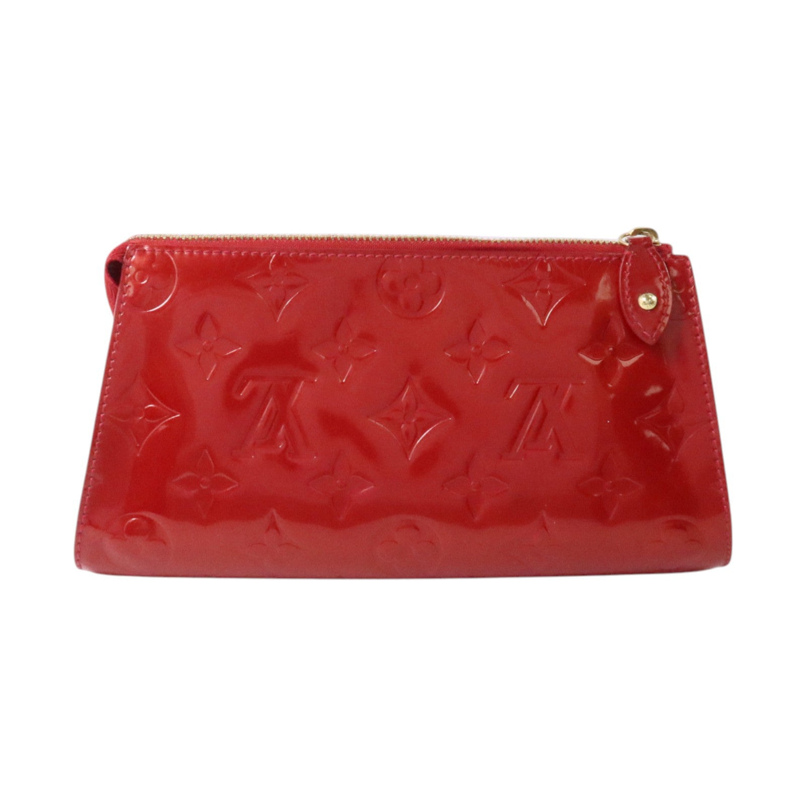 LOUIS VUITTON Monogram Vernis Trousse Cosmetic Pouch金扣小袋