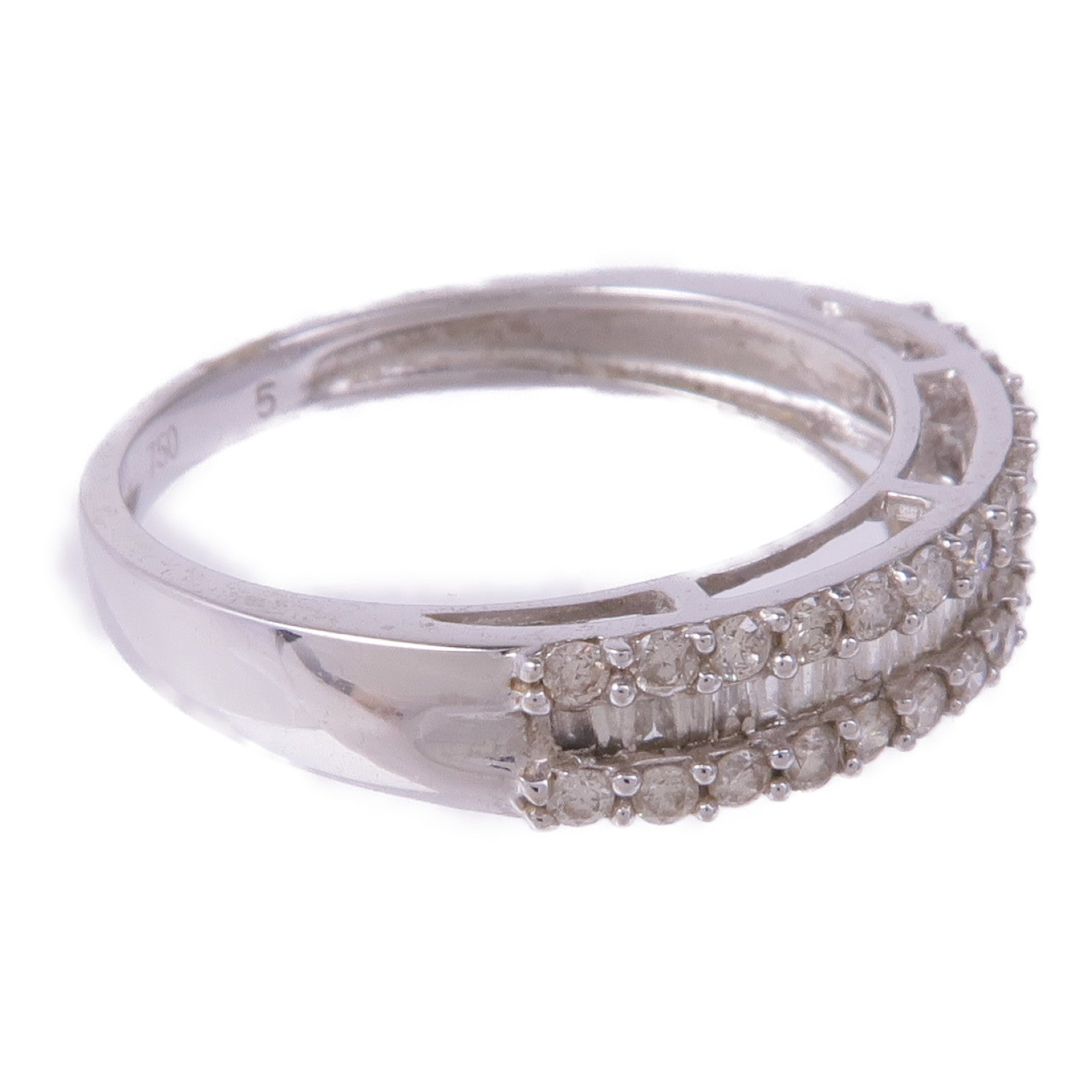 JEWELRY 18K白金Diamond Ring鑽石戒指US#6.75