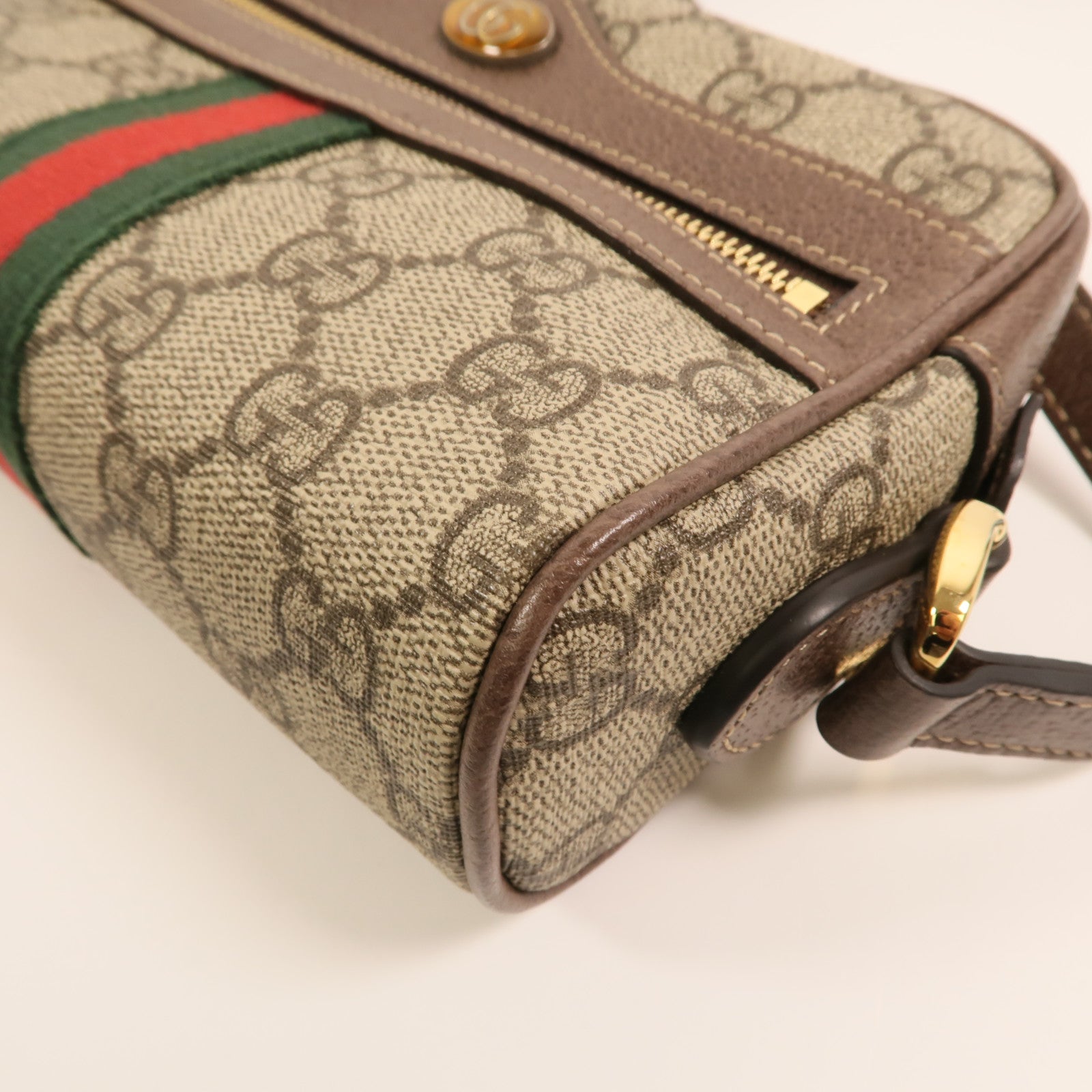 GUCCI 塗層帆布Ophidia Mini肩背袋