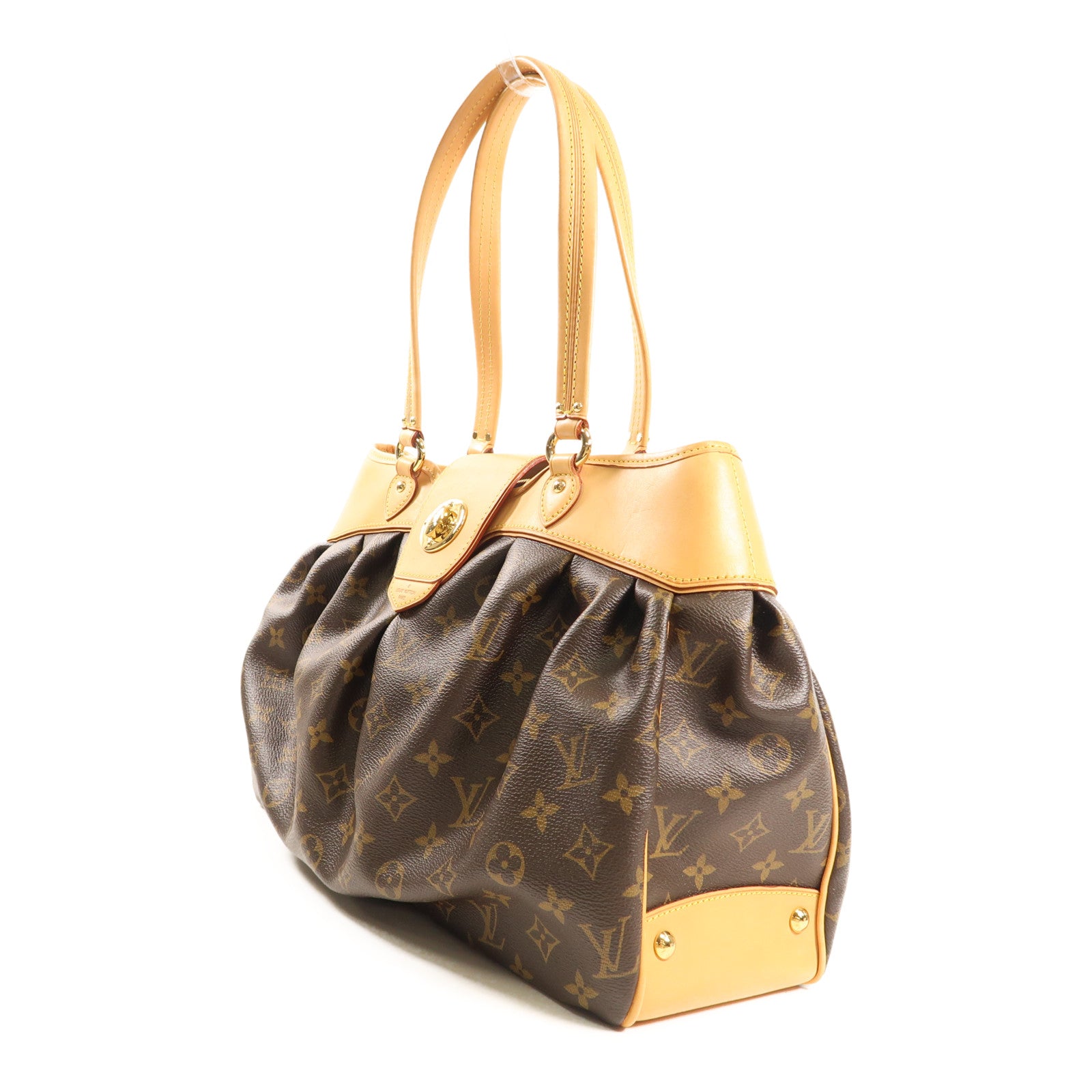 LOUIS VUITTON Monogram Boetie PM Hand Bag金扣手挽袋
