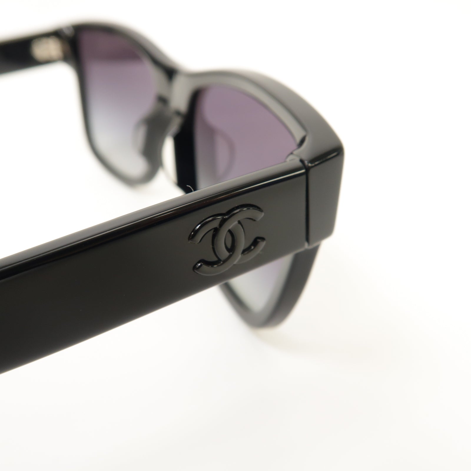 CHANEL 【激減優惠】PVC Sunglasses太陽眼鏡黒色
