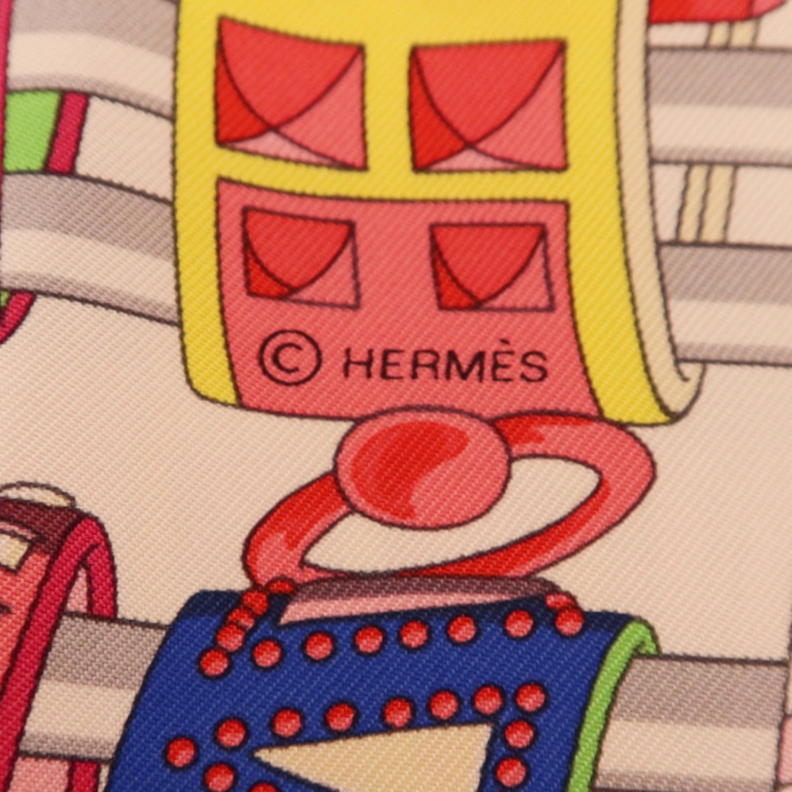 HERMES 絲質Scarf 90x90cm絲巾