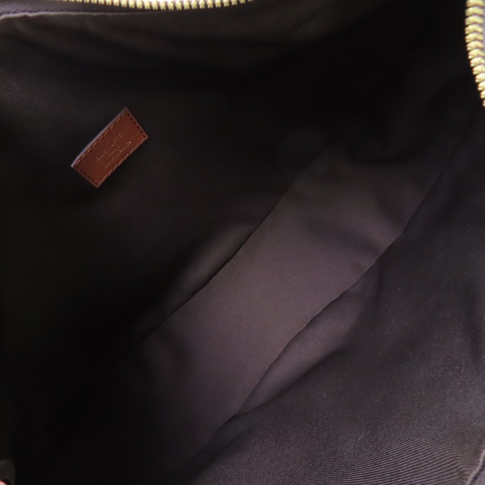 LOUIS VUITTON Monogram Reverse Loop Hobo 2Way Shoulder Bag金扣手挽肩背兩用袋啡色