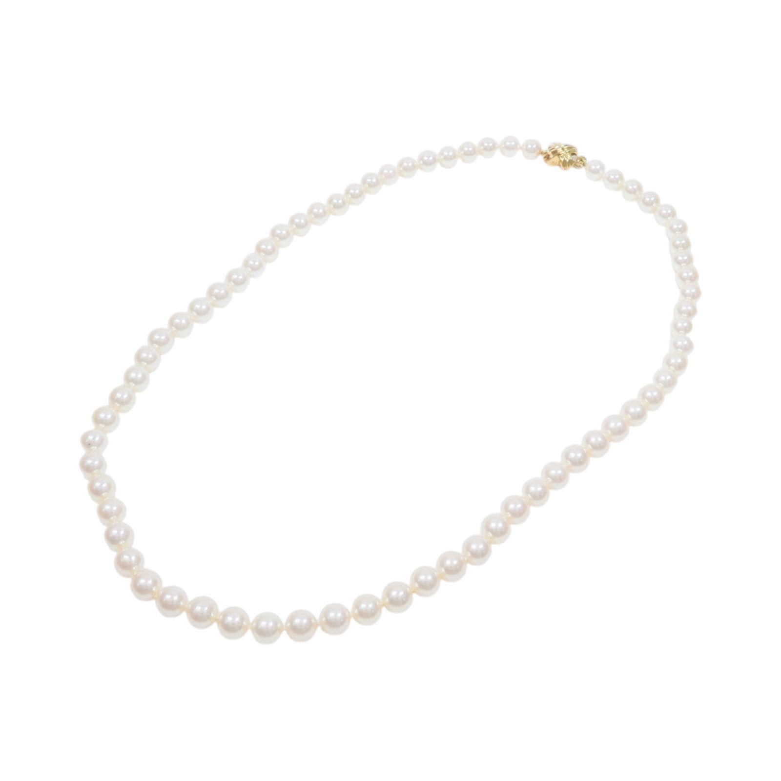 TIFFANY＆CO 18K黃金Signature Pearl Necklace珍珠項鍊