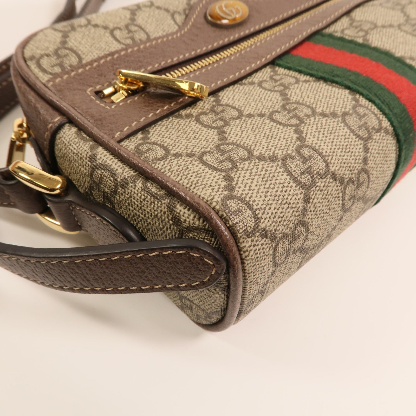 GUCCI 塗層帆布Ophidia Mini肩背袋