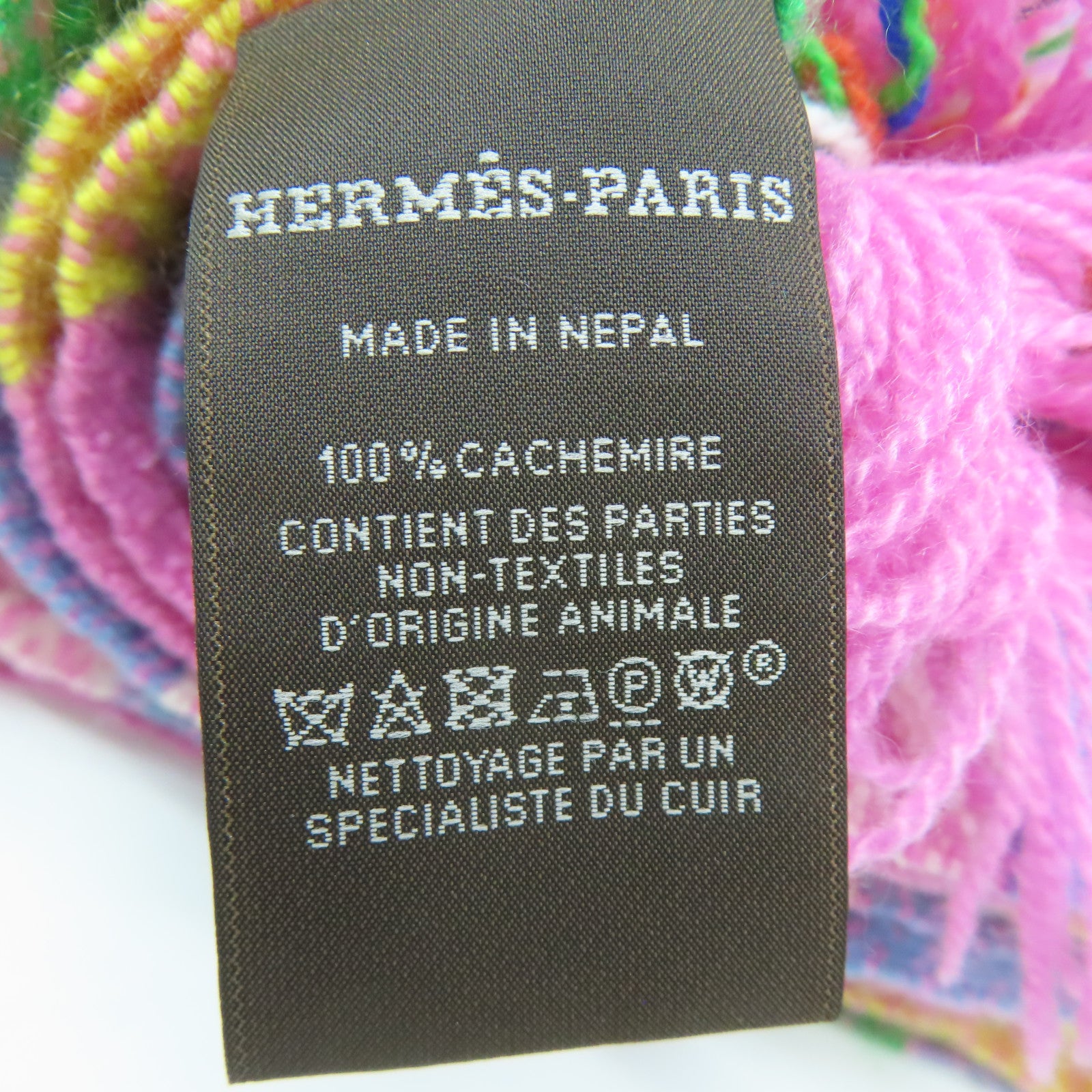 HERMES 【激減優惠】羊絨Scarf圍巾彩色