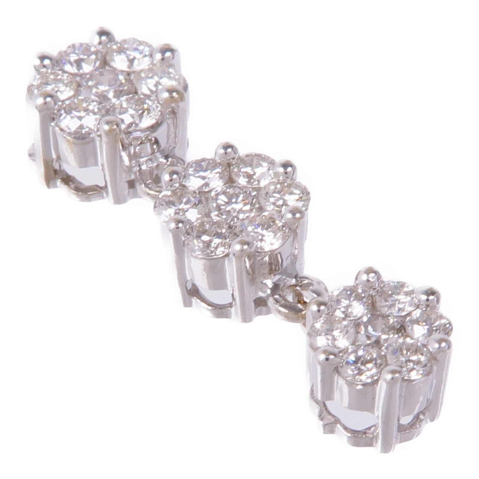 JEWELRY 18K白金Diamond Pendant Top鑽石吊墜