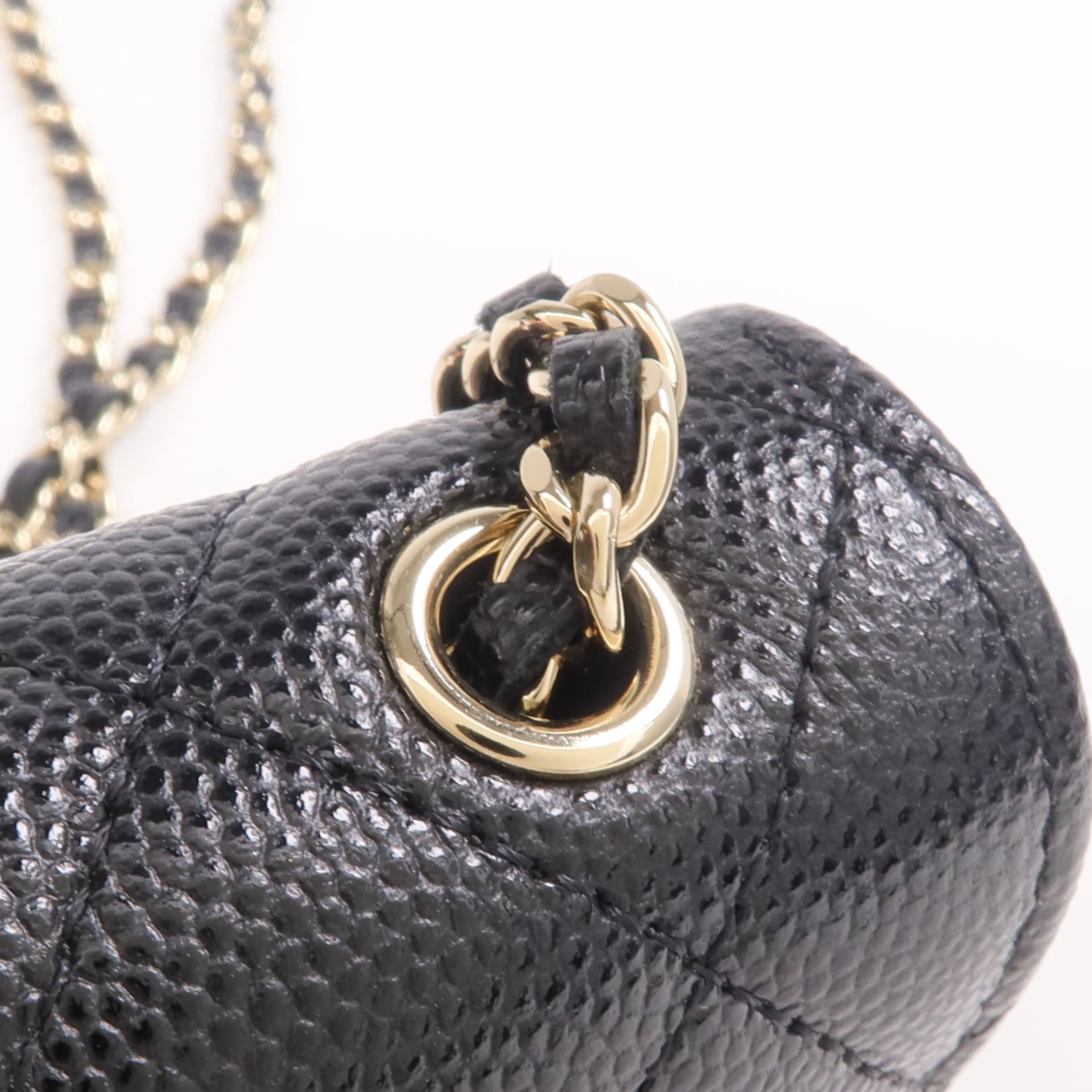 CHANEL 牛皮皮革Belt Bag金扣腰包