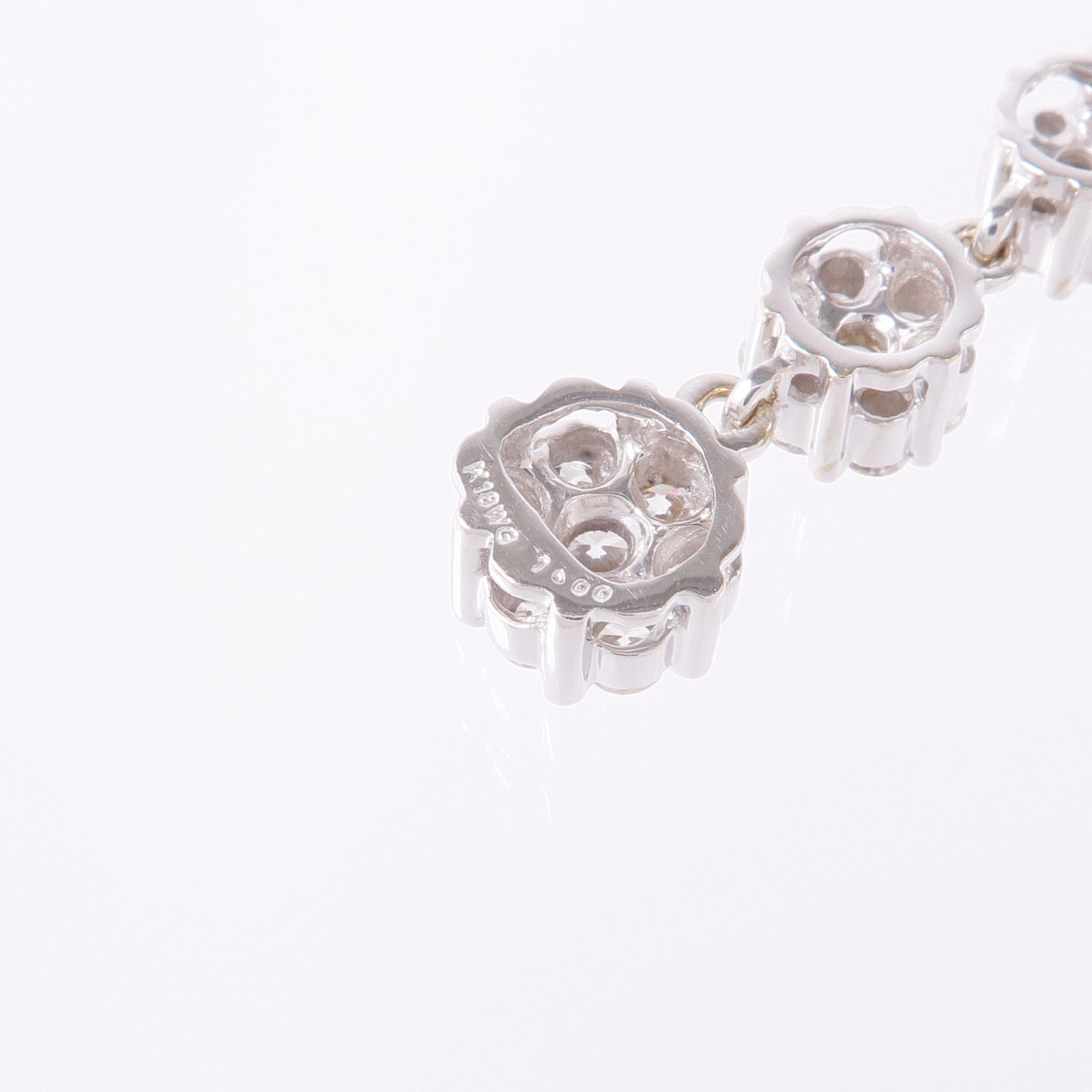 JEWELRY 18K白金Diamond Pendant Top鑽石吊墜