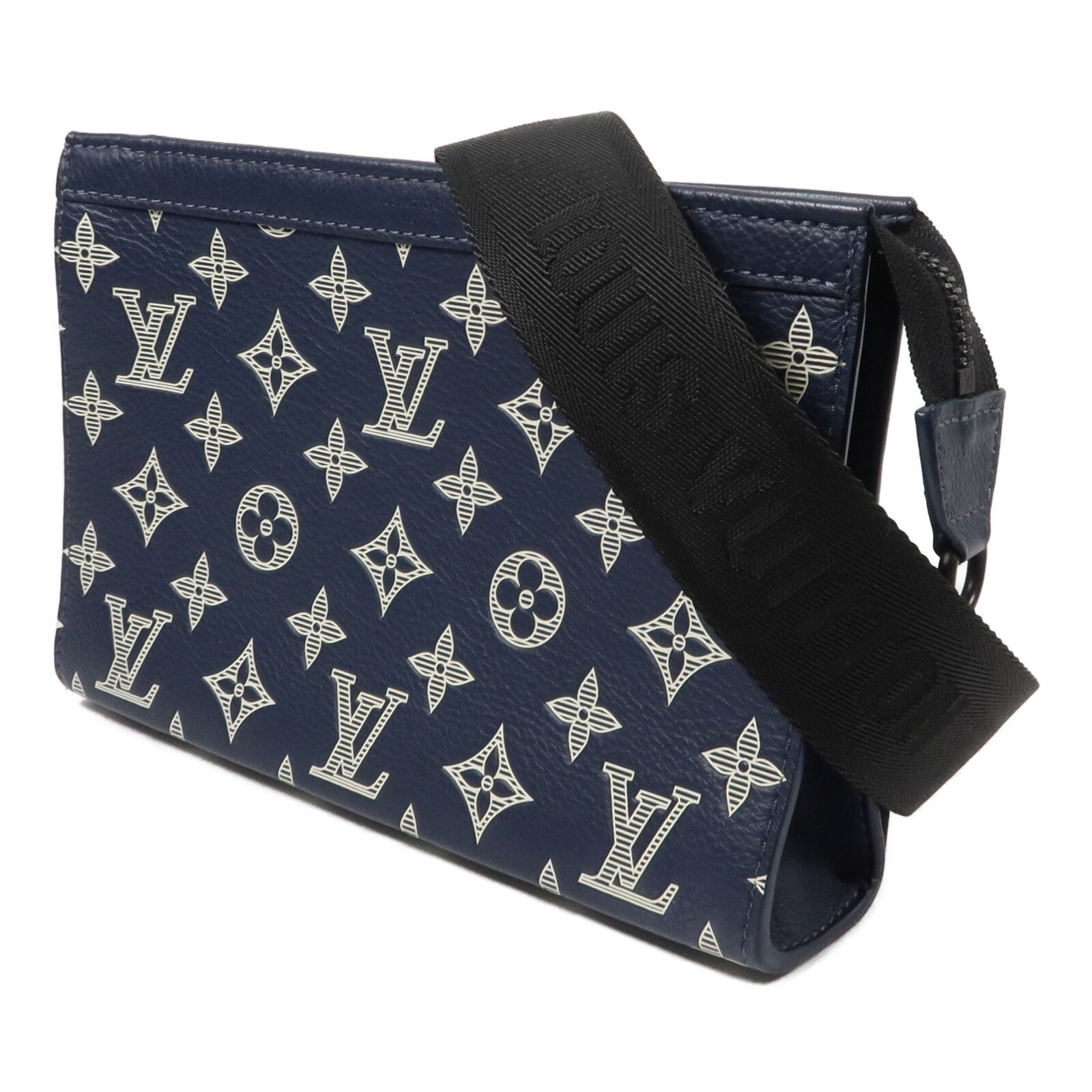 LOUIS VUITTON Monogram Shadow Gaston Wearable Wallet肩背袋