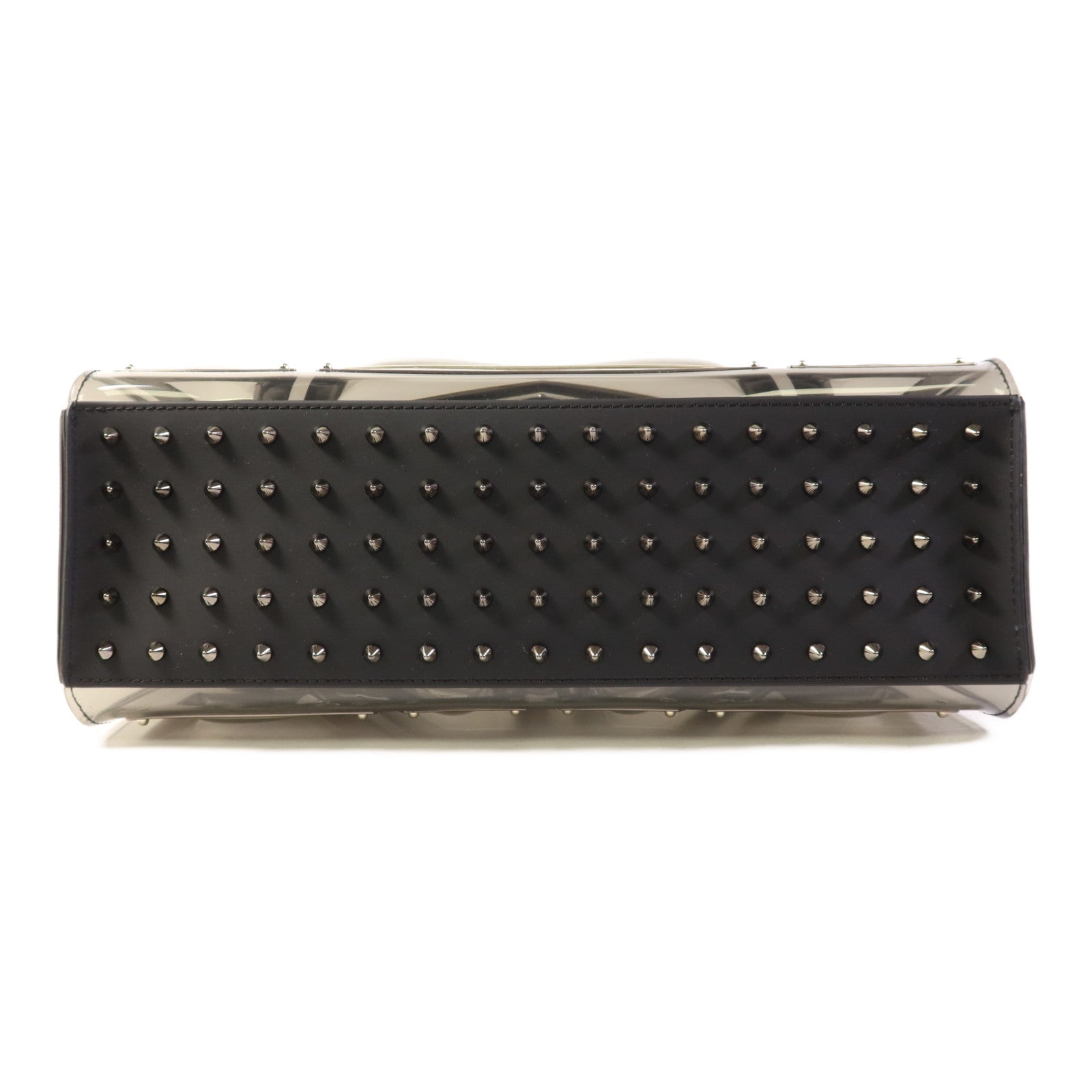 Delvaux PVC Tempete GM Gladiator Limited Edition銀扣手挽肩背兩用袋