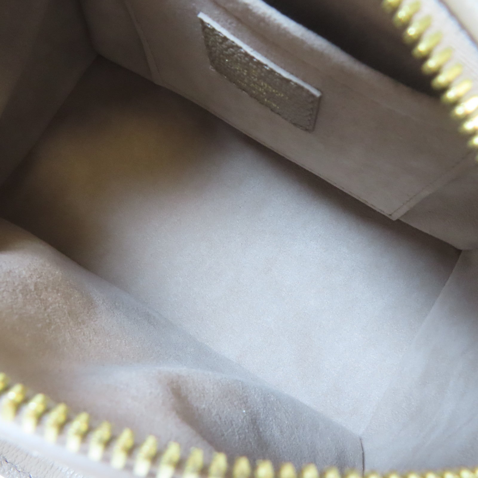 LOUIS VUITTON Monogram Empreinte Speedy Bandouliere 20 2 Way Bag金扣手挽肩背兩用袋米色