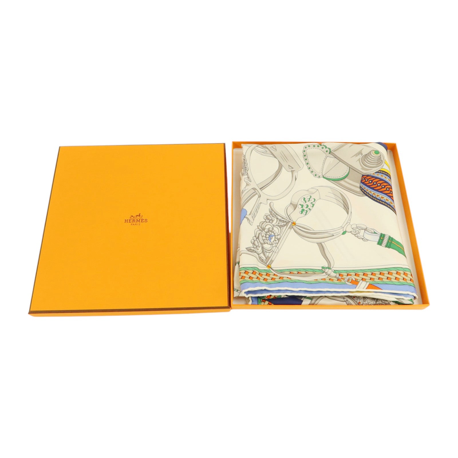 HERMES 絲質Scarf 90x90cm絲巾