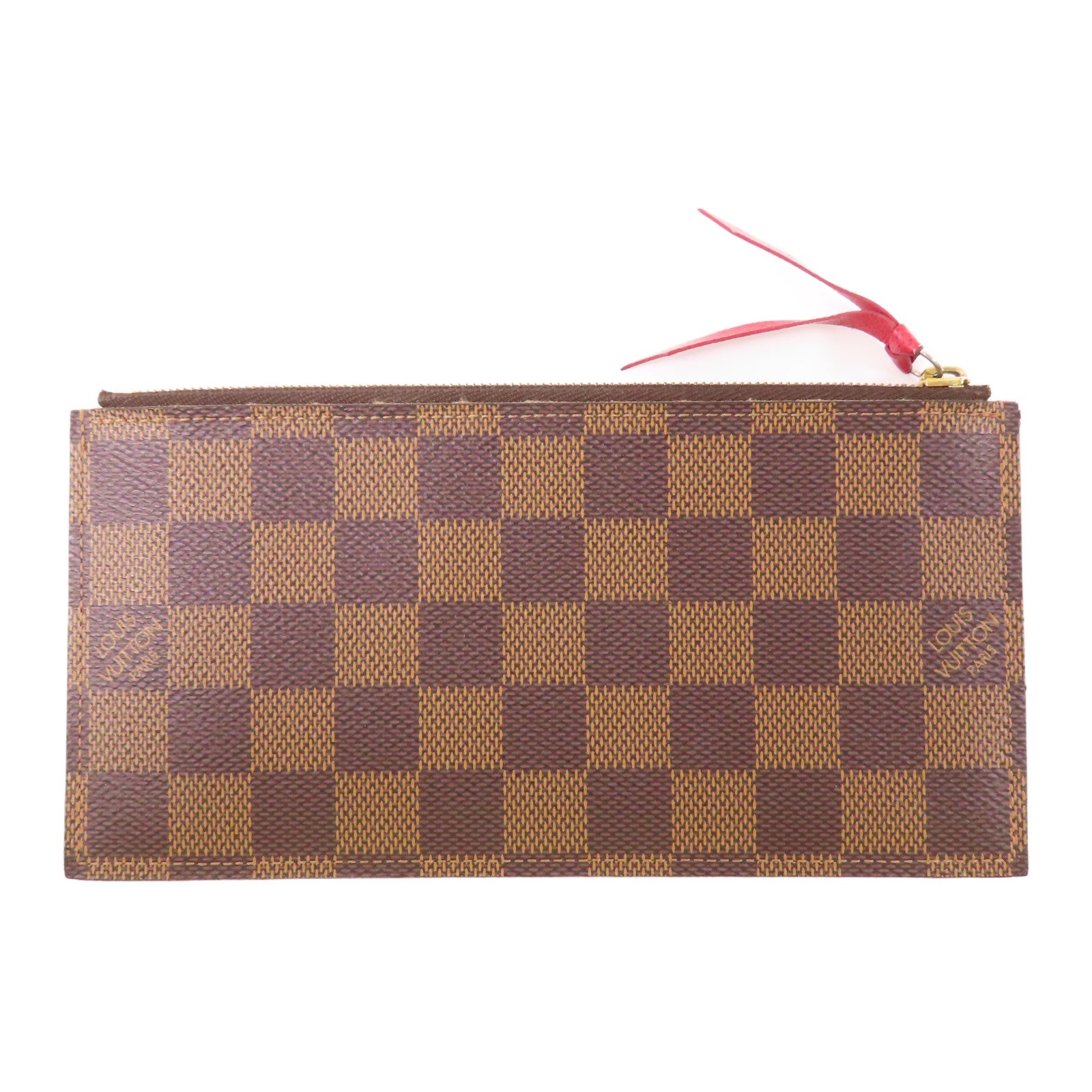 LOUIS VUITTON LV GHW Felicie Pochette Chain Shoulder Bag N63032 Damier Brown