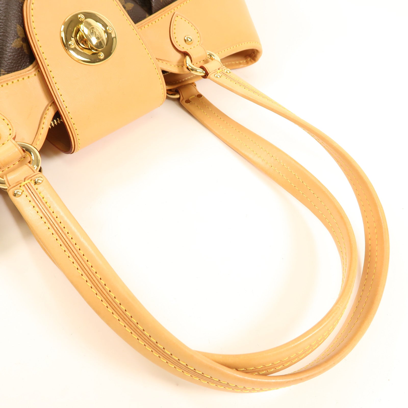 LOUIS VUITTON Monogram Boetie PM Hand Bag金扣手挽袋