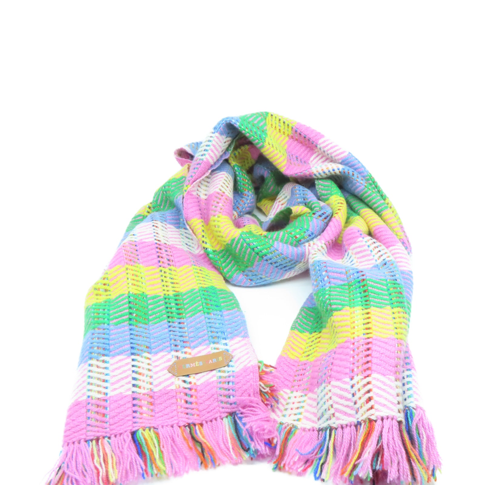 HERMES 【激減優惠】羊絨Scarf圍巾彩色