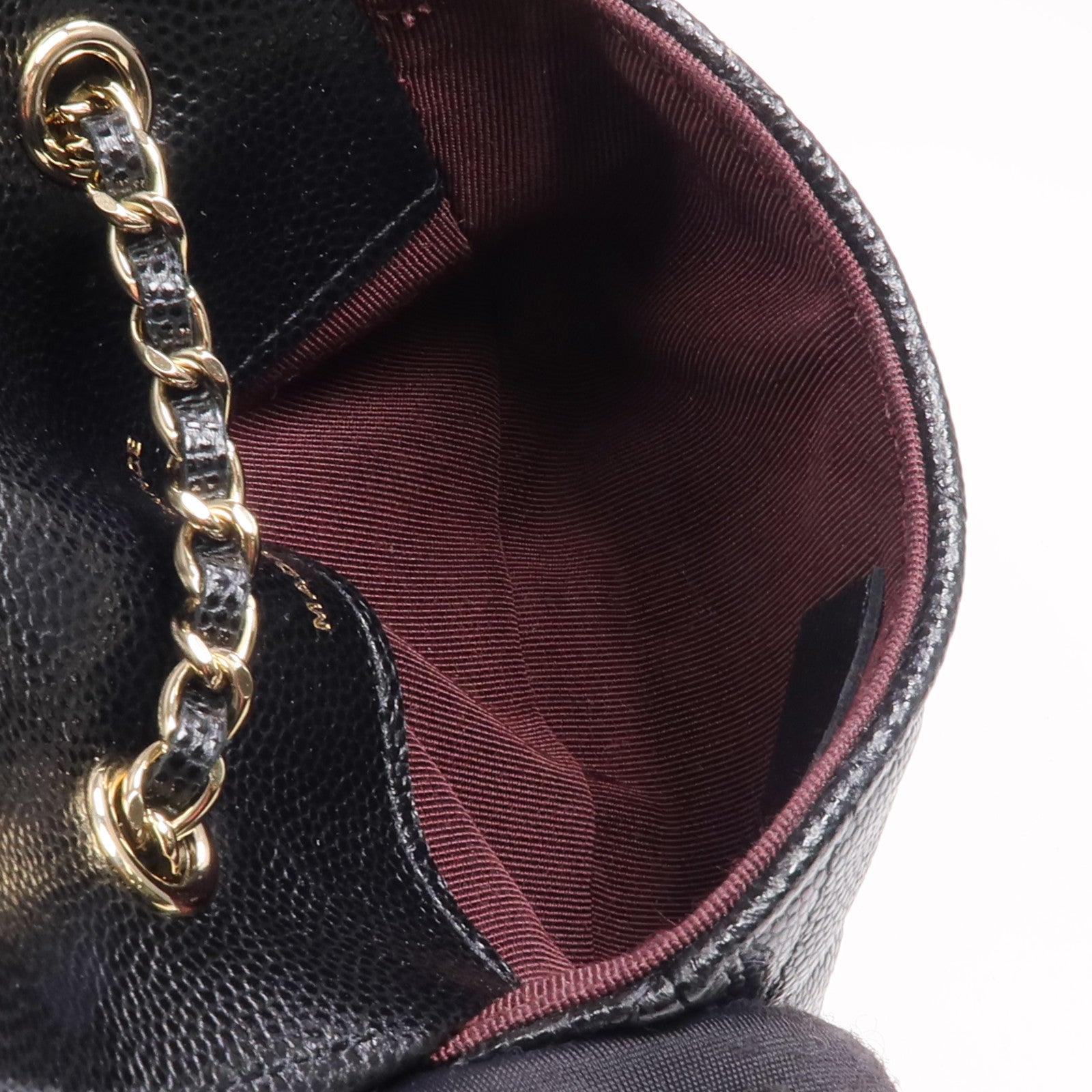 CHANEL 牛皮皮革Belt Bag金扣腰包