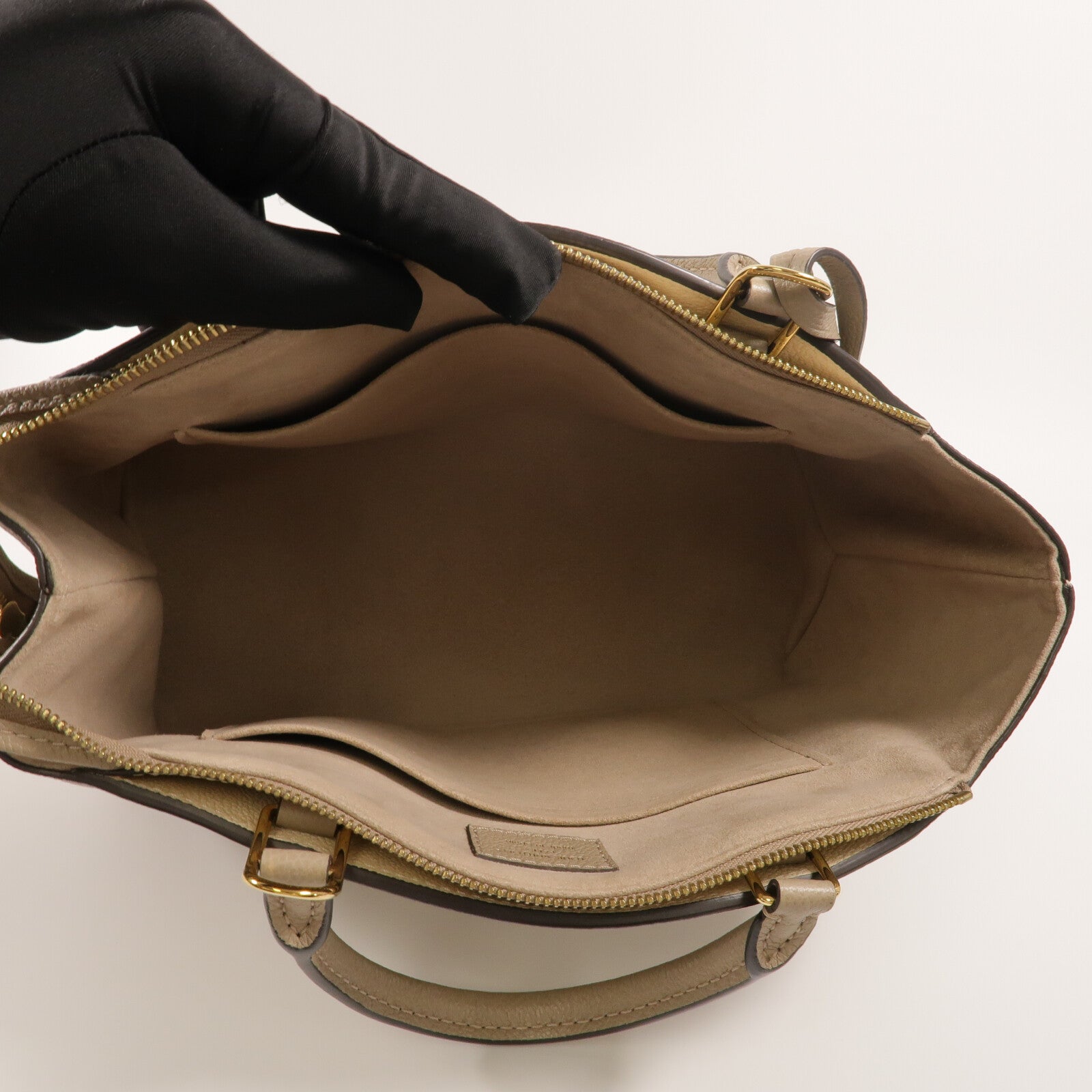 LOUIS VUITTON Monogram Empreinte Petit Palais手挽肩背兩用袋
