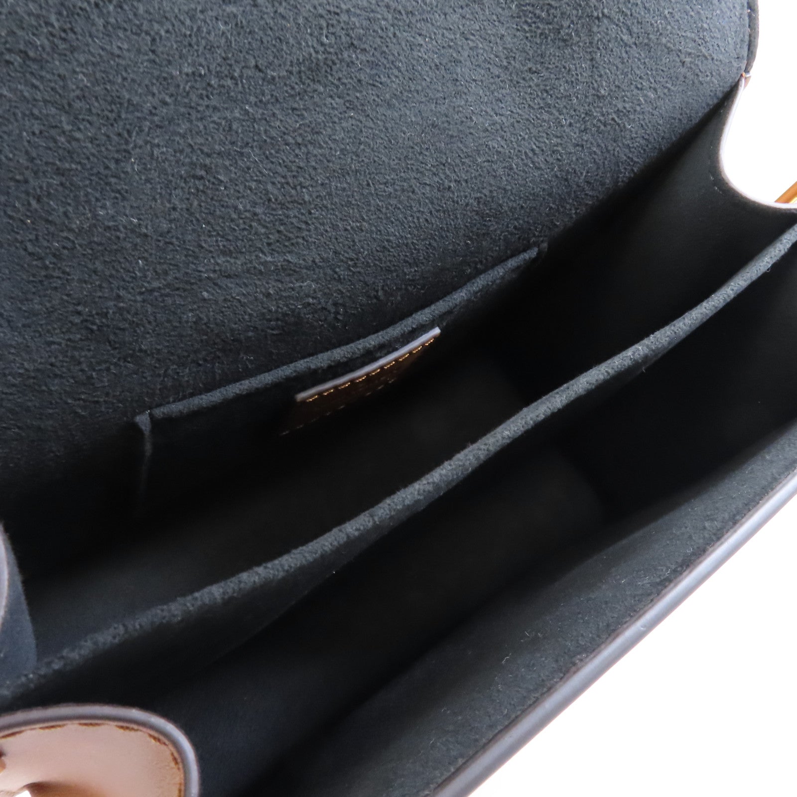 LOUIS VUITTON Monogram Mini Dauphine金扣肩背袋啡色