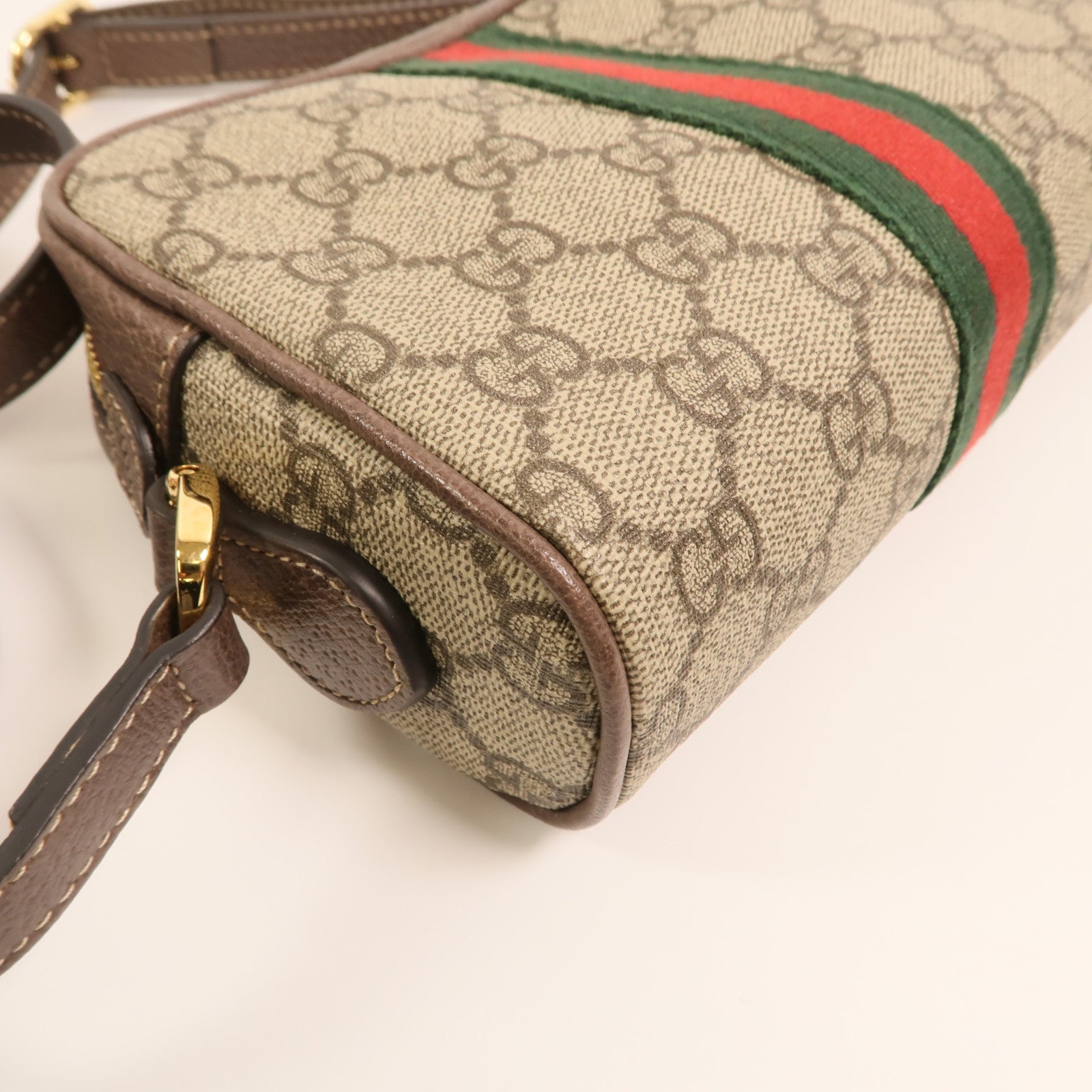 GUCCI 塗層帆布Ophidia Mini肩背袋
