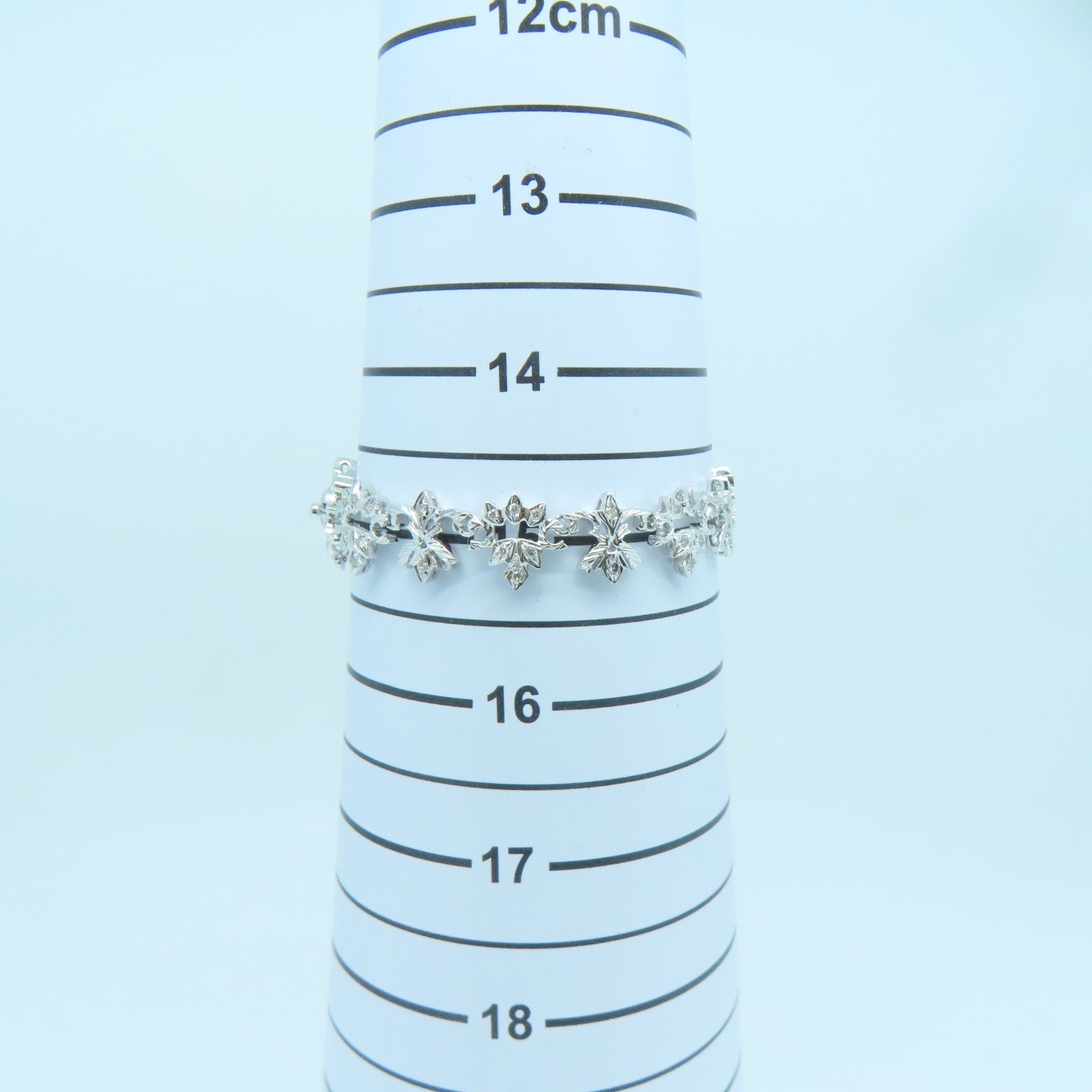 JEWELRY 【激減優惠】18K白金Diamond Bracelet 0.067ct鑽石手鏈