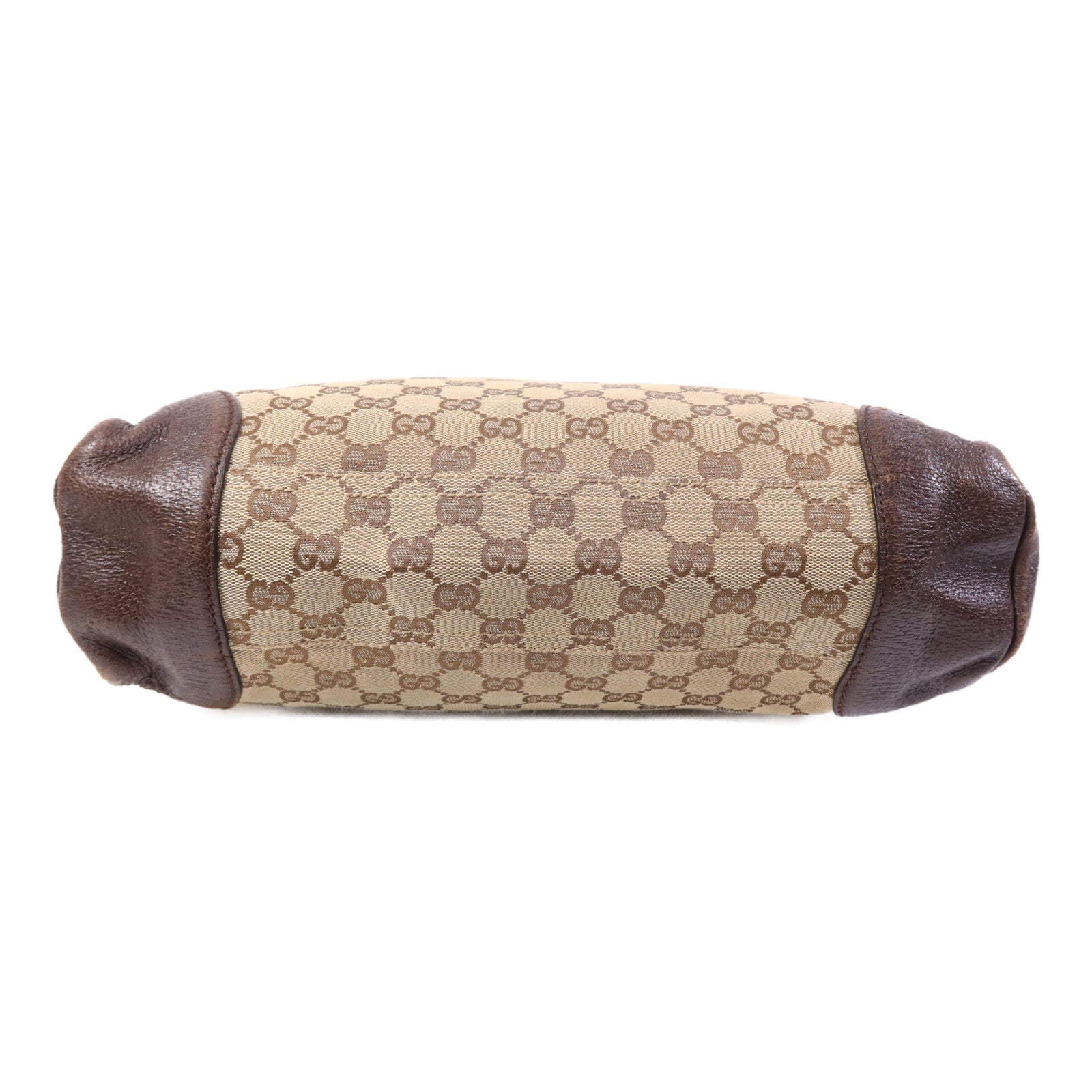 GUCCI 帆布Shoulder Bag銀扣肩背袋